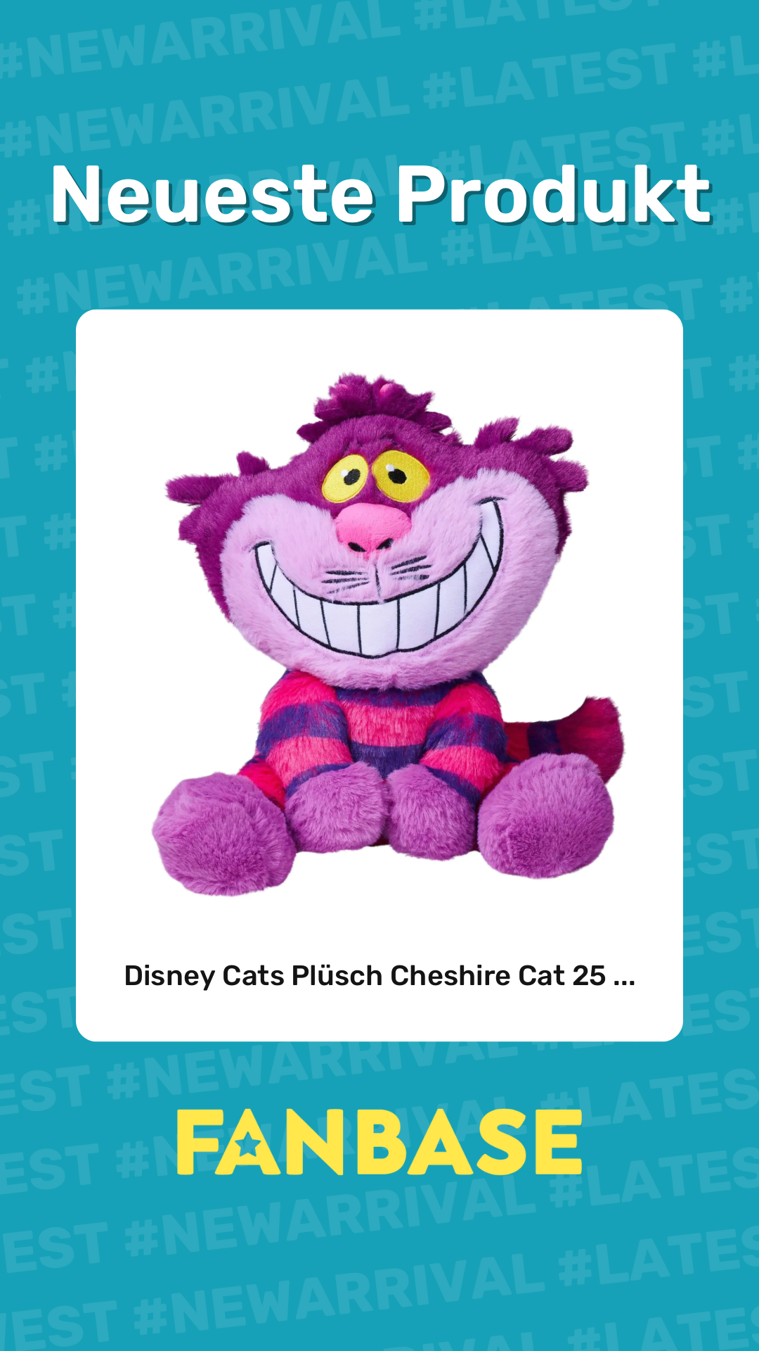 Neueste Produkt: Disney Cats Plüsch Cheshire Cat 25 ...