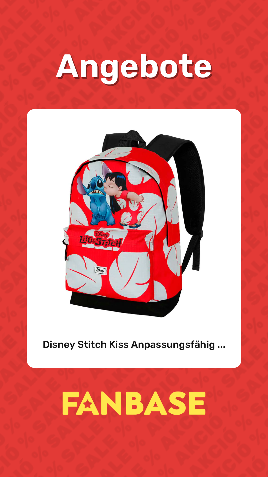 Angebote: Disney Stitch Kiss Anpassungsfähig ...