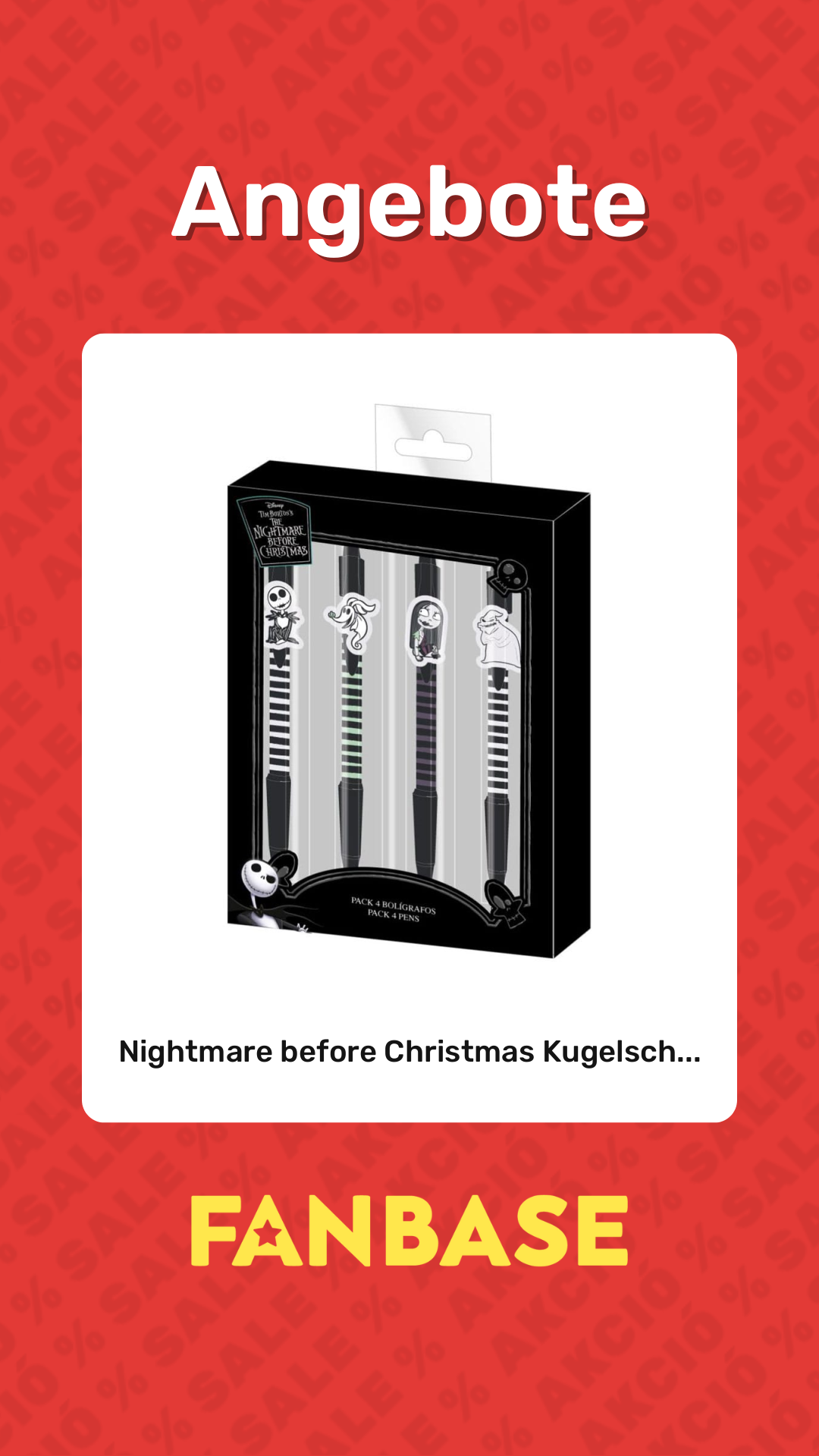 Angebote: Nightmare before Christmas Kugelsch...