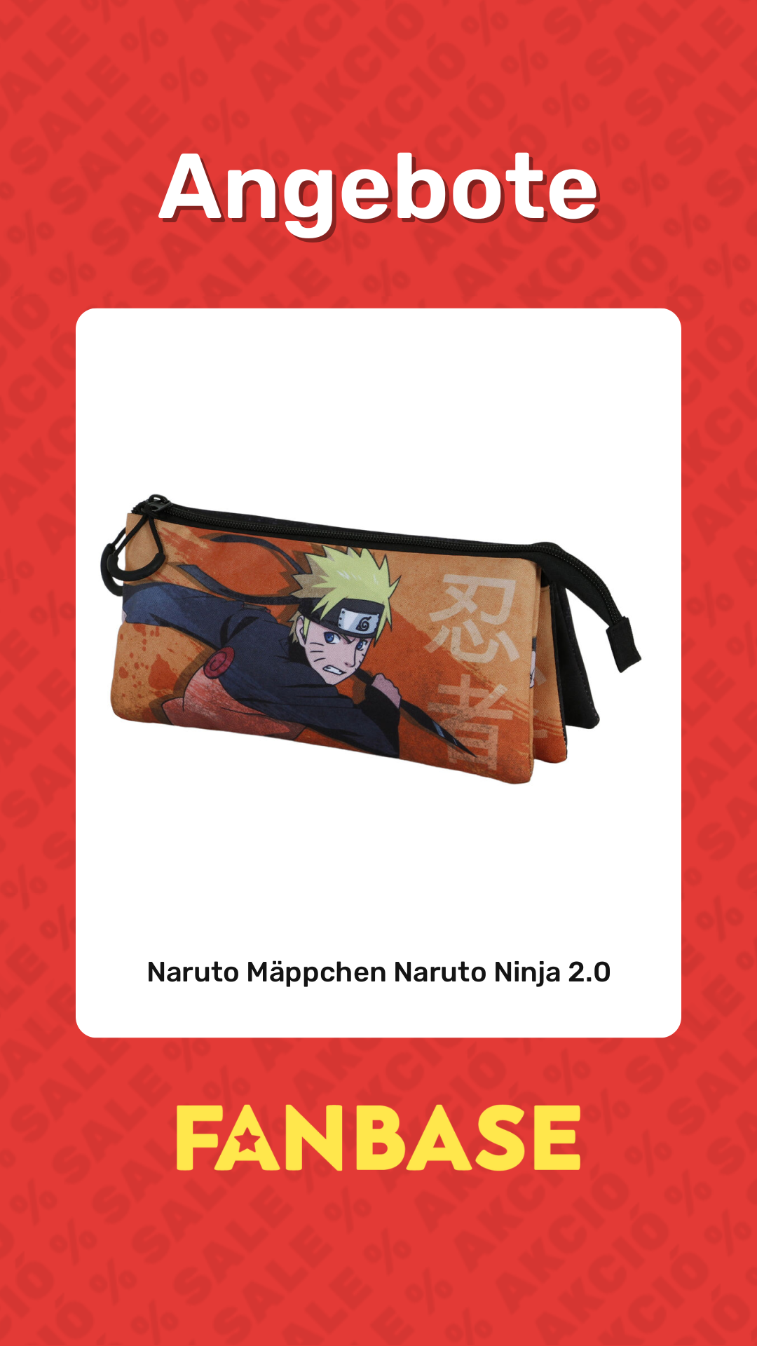 Angebote: Naruto Mäppchen Naruto Ninja 2.0