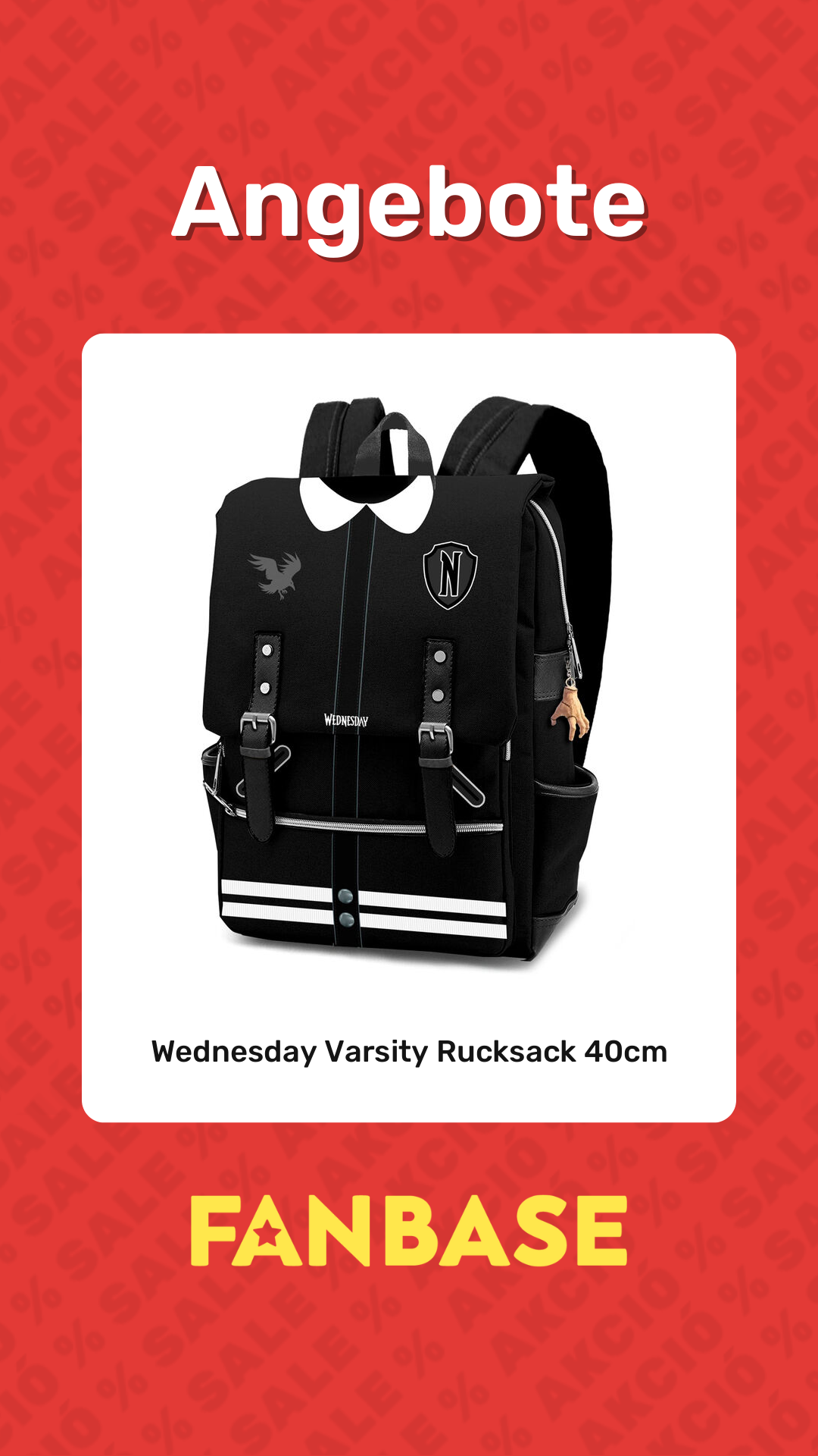 Angebote: Wednesday Varsity Rucksack 40cm