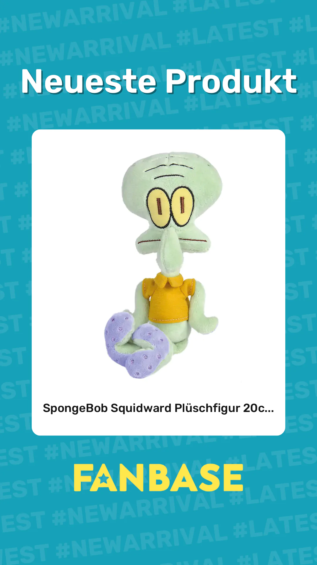 Neueste Produkt: SpongeBob Squidward Plüschfigur 20c...