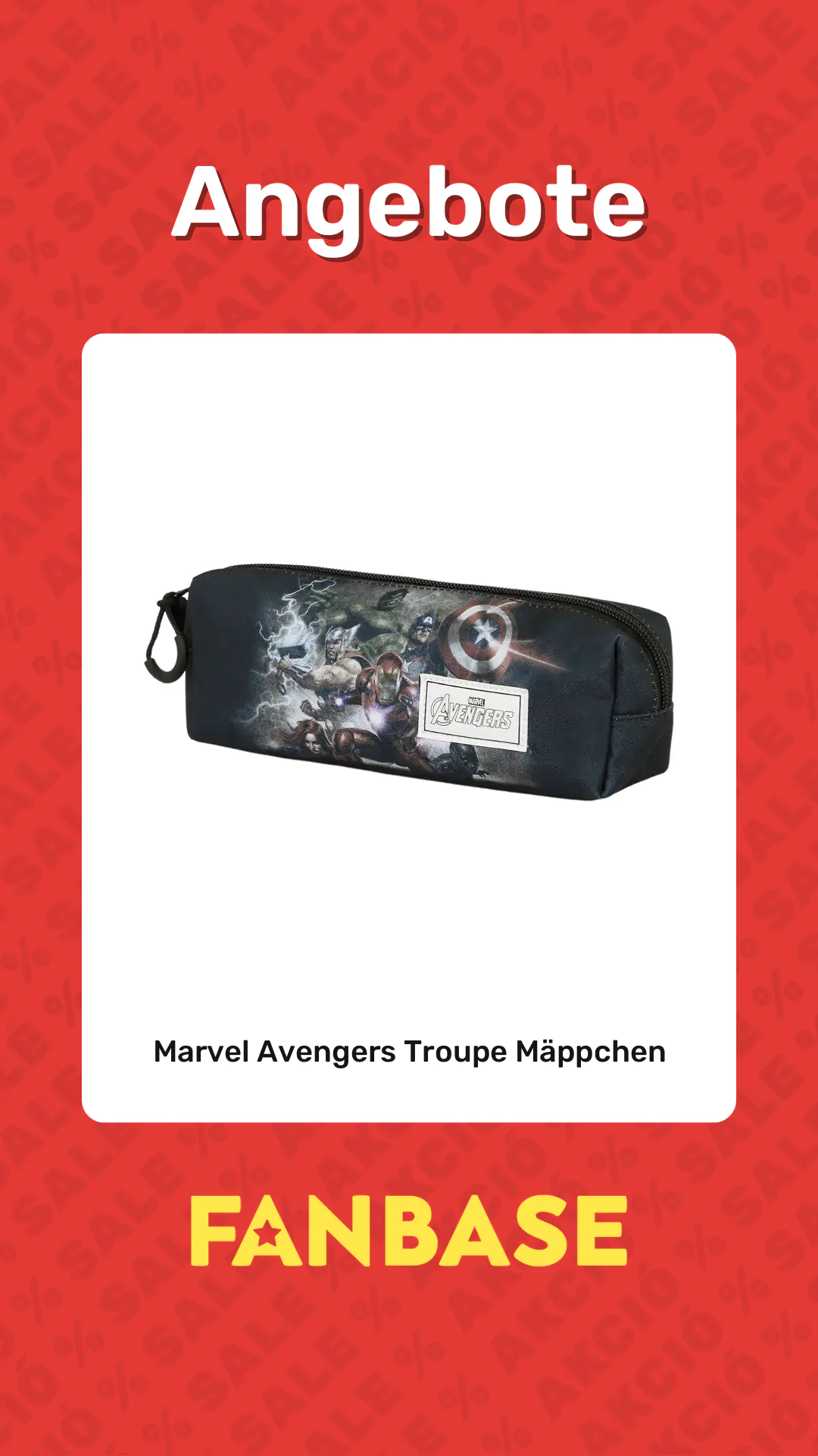 Angebote: Marvel Avengers Troupe Mäppchen