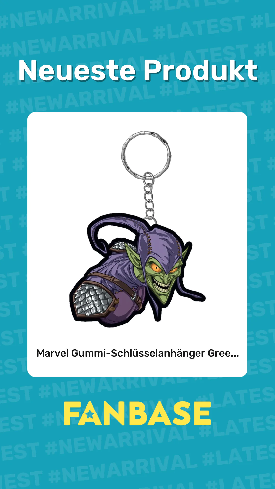 Neueste Produkt: Marvel Gummi-Schlüsselanhänger Gree...