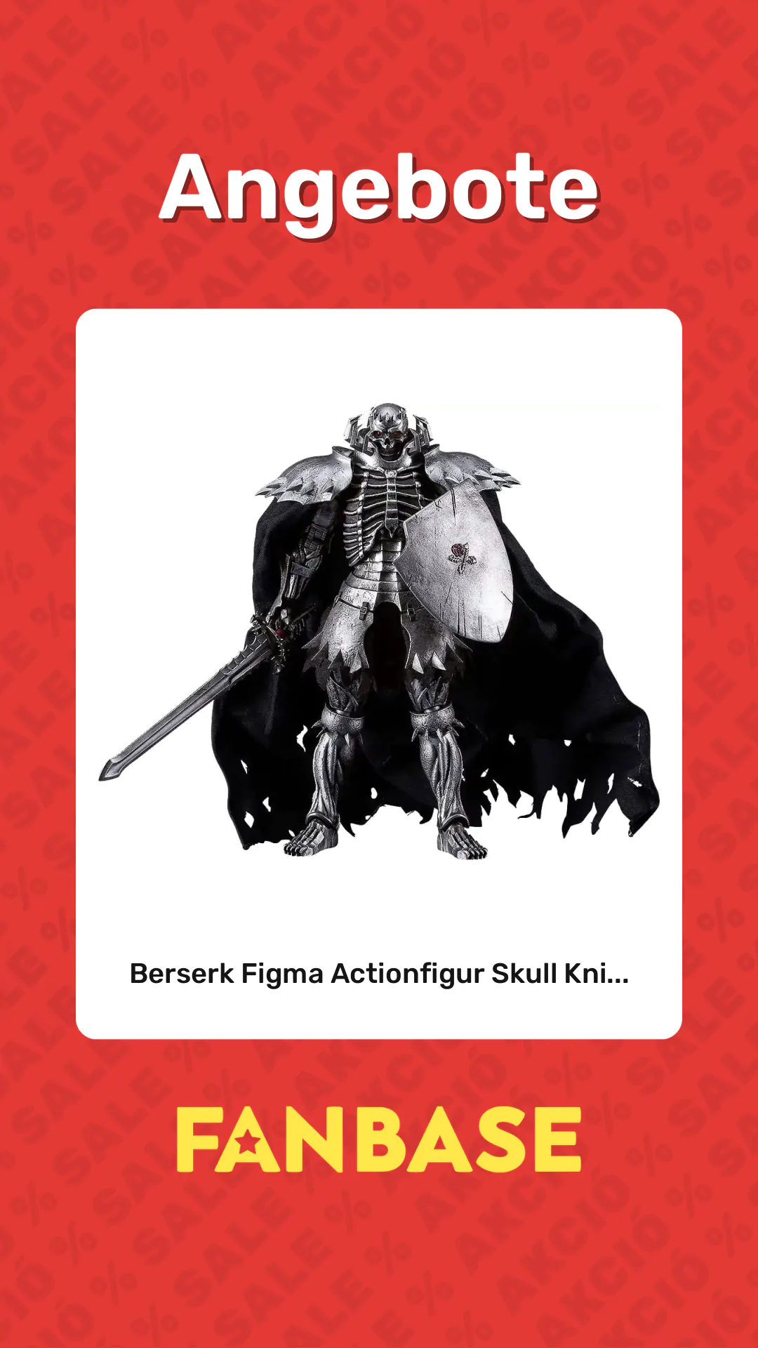 Angebote: Berserk Figma Actionfigur Skull Kni...
