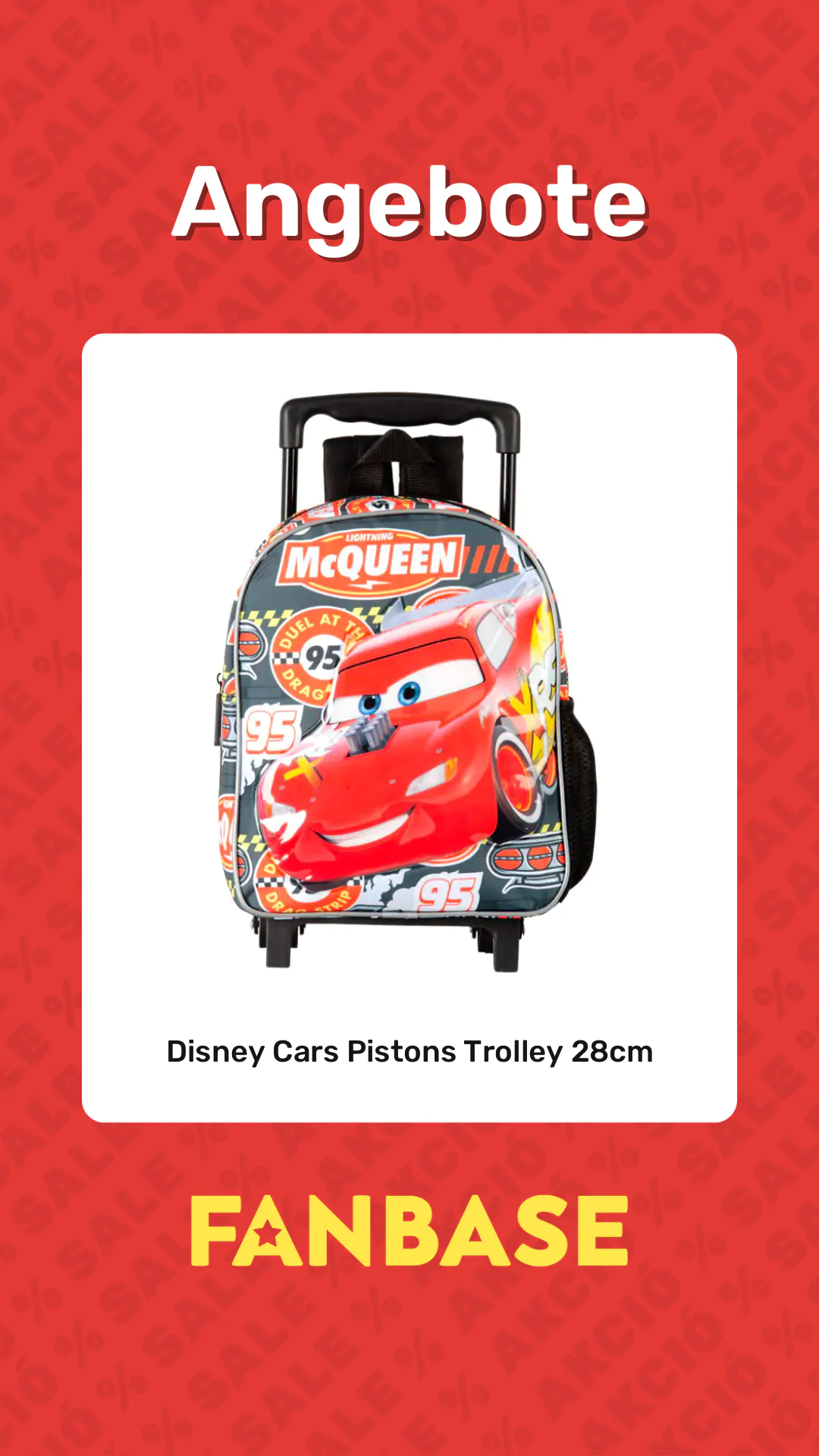 Angebote: Disney Cars Pistons Trolley 28cm
