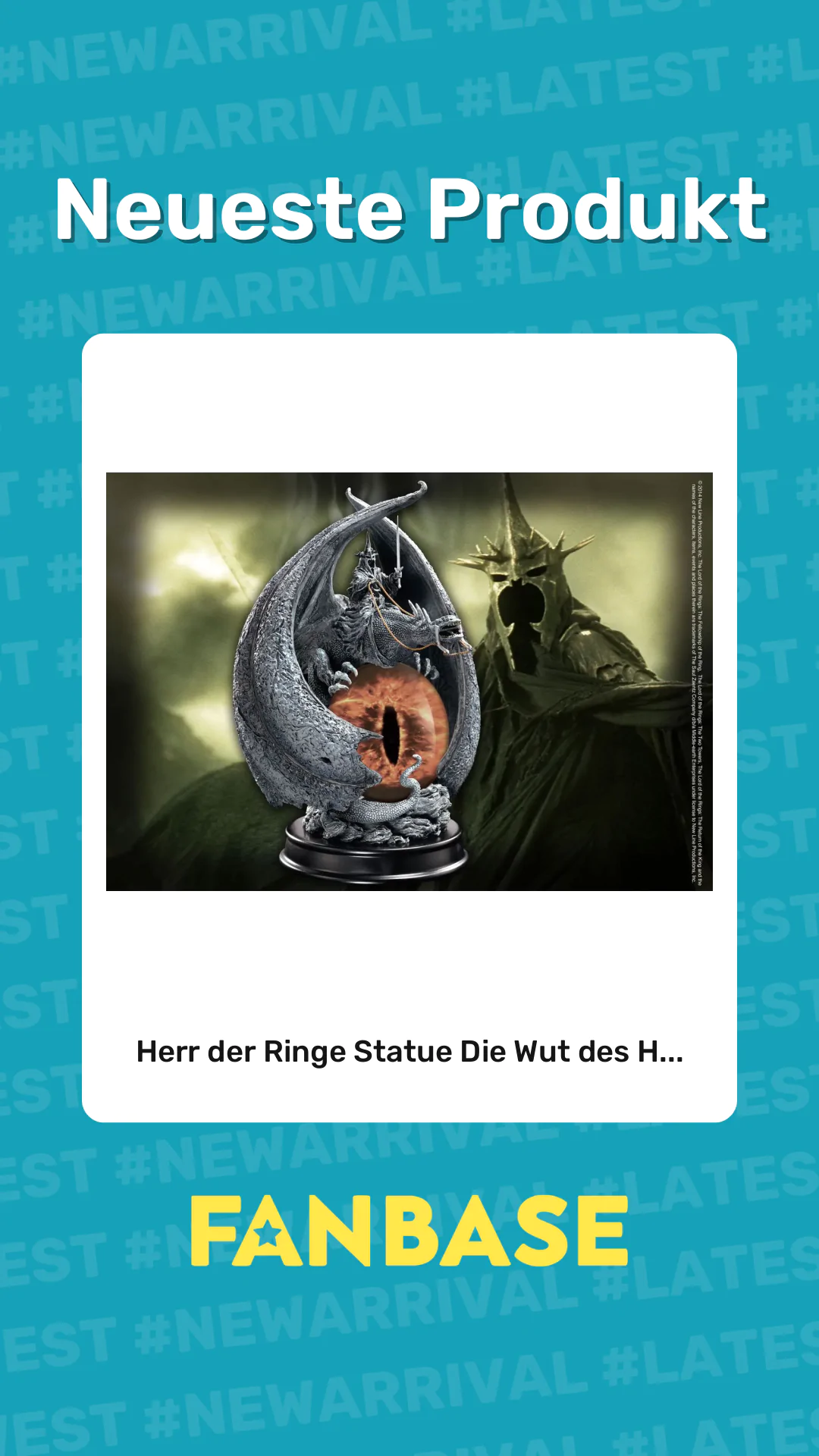 Neueste Produkt: Herr der Ringe Statue Die Wut des H...