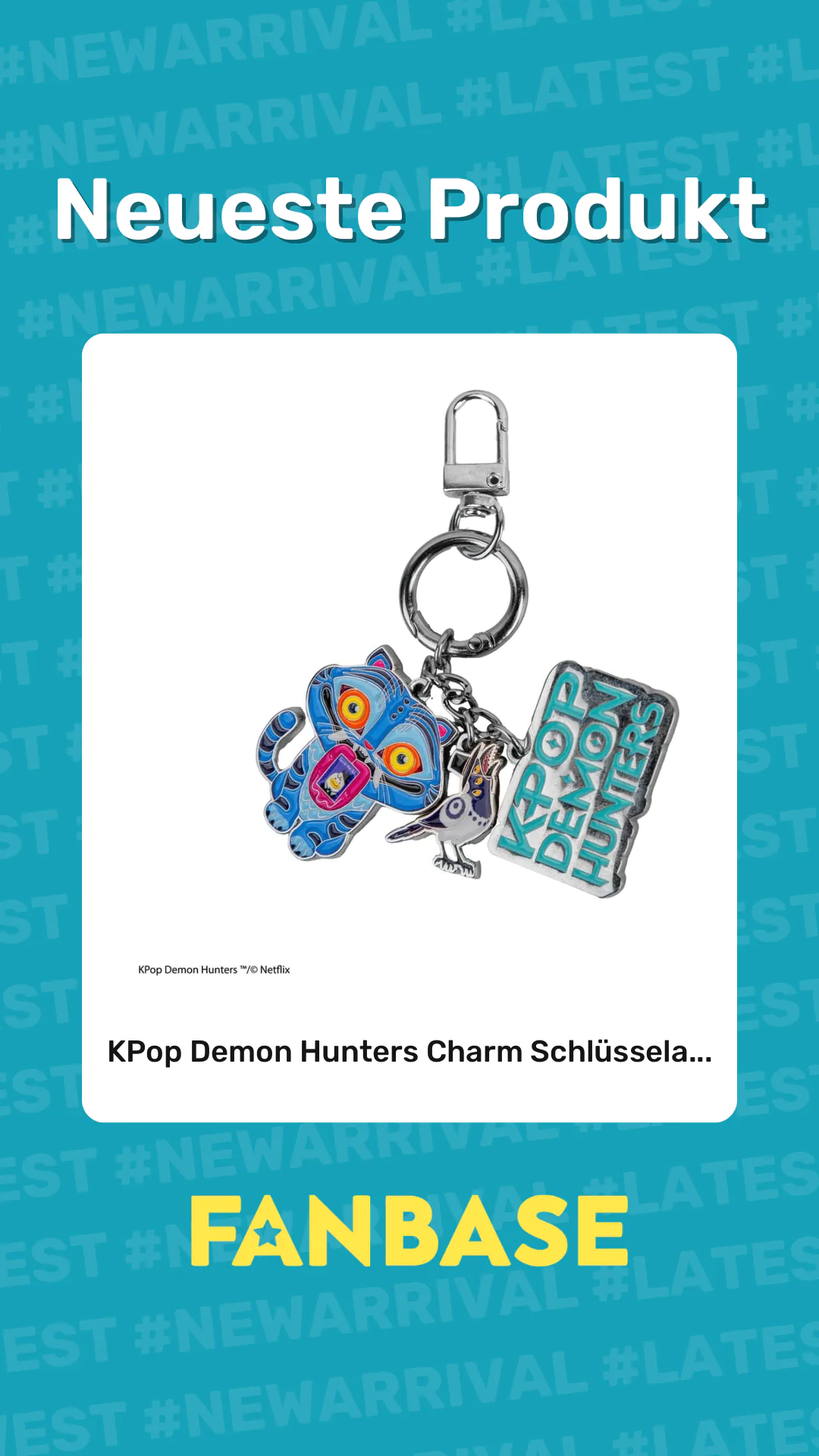 Neueste Produkt: KPop Demon Hunters Charm Schlüssela...