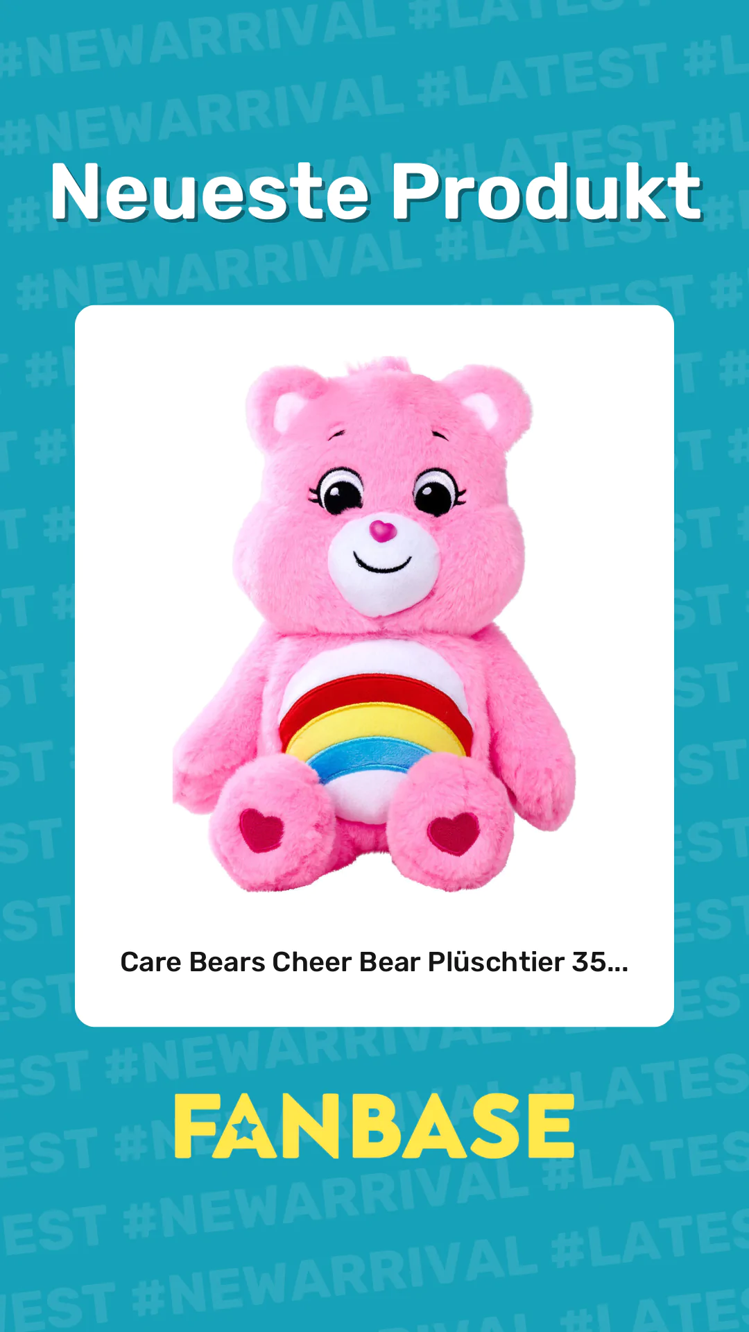 Neueste Produkt: Care Bears Cheer Bear Plüschtier 35...