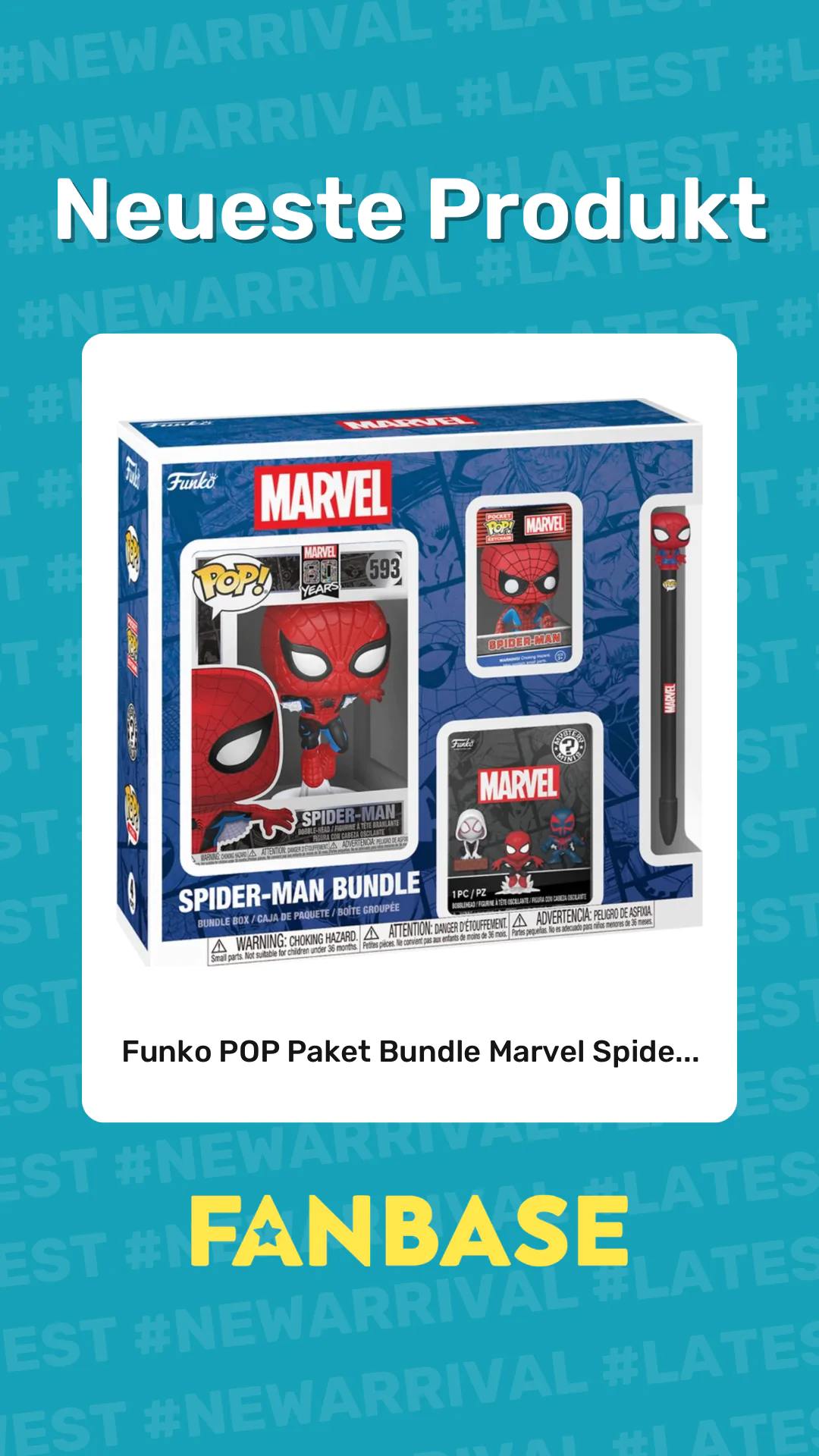 Neueste Produkt: Funko POP Paket Bundle Marvel Spide...