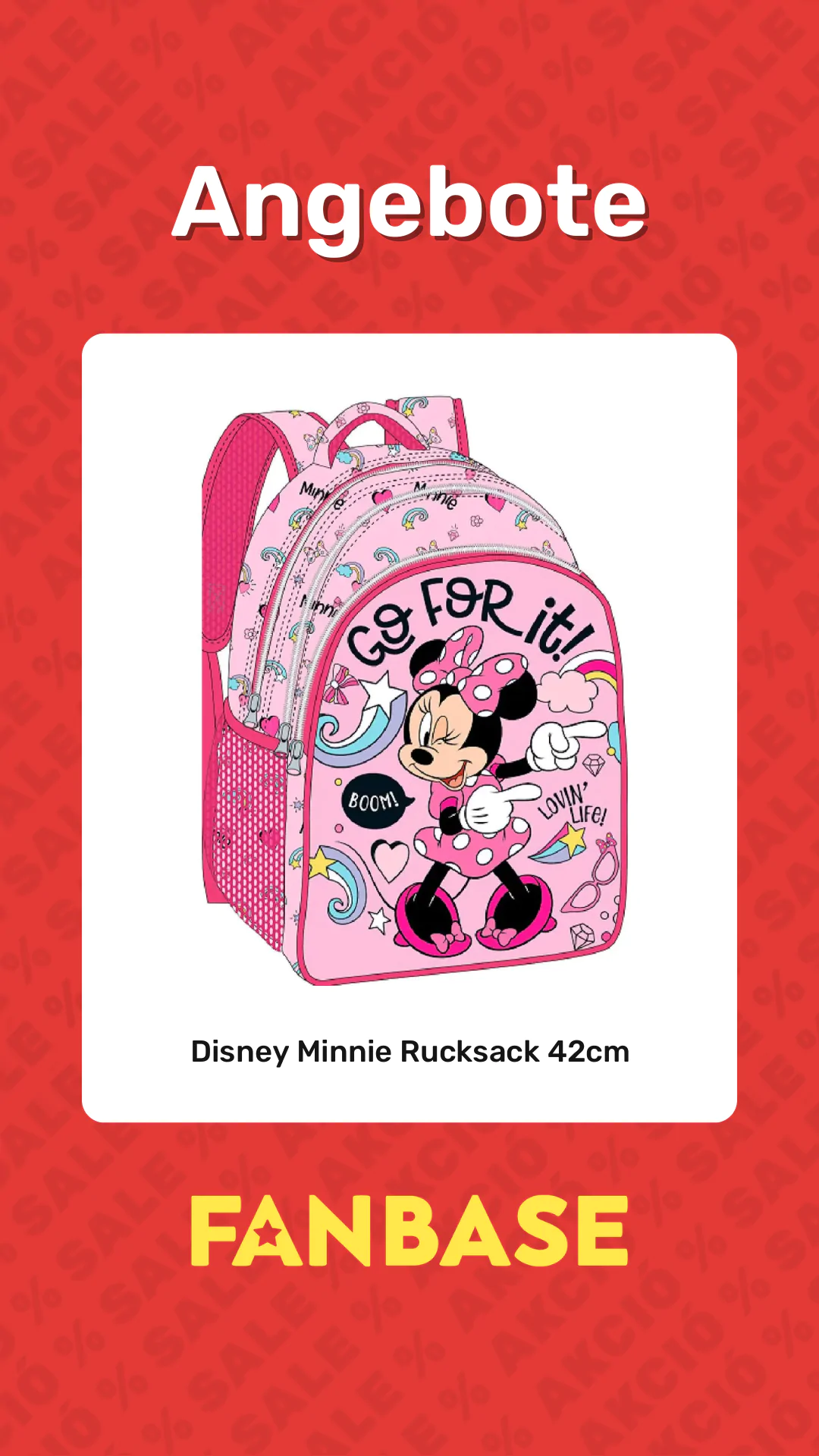 Angebote: Disney Minnie Rucksack 42cm