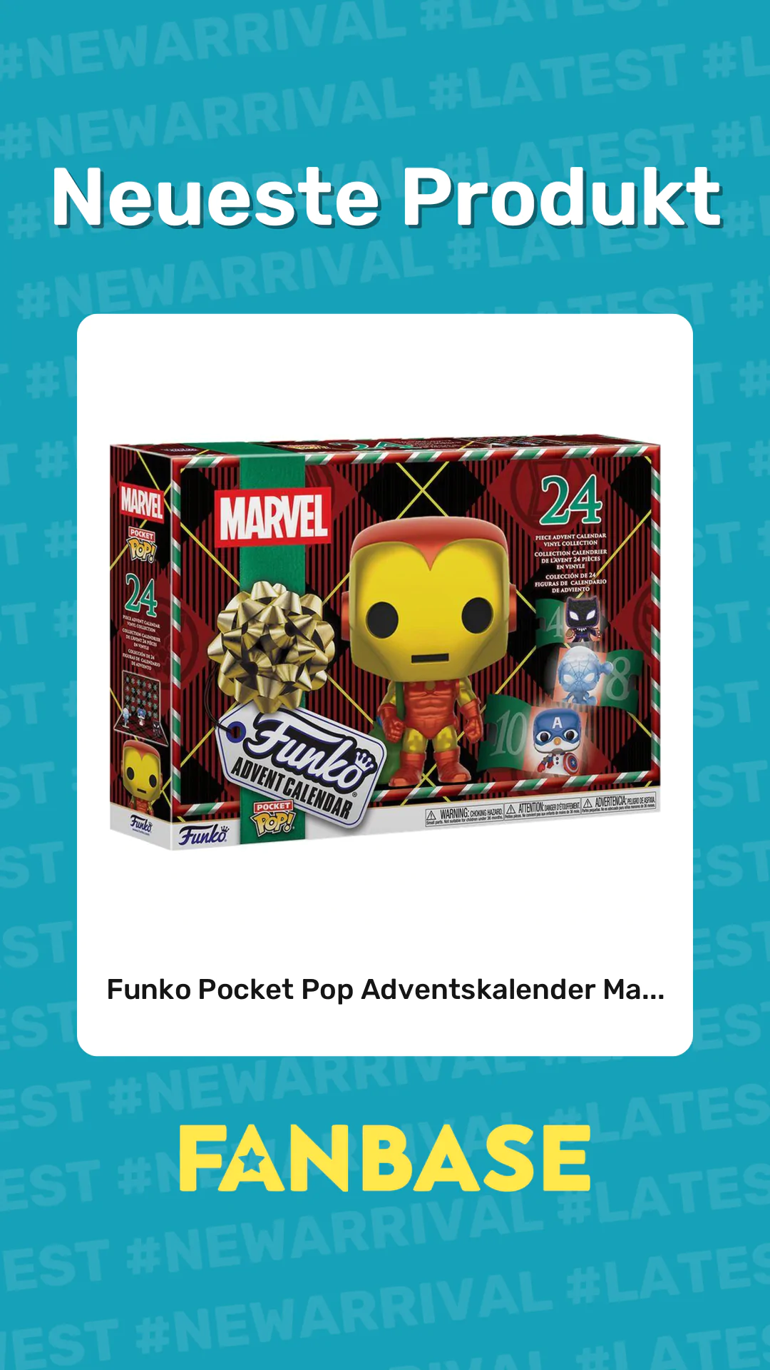 Neueste Produkt: Funko Pocket Pop Adventskalender Ma...