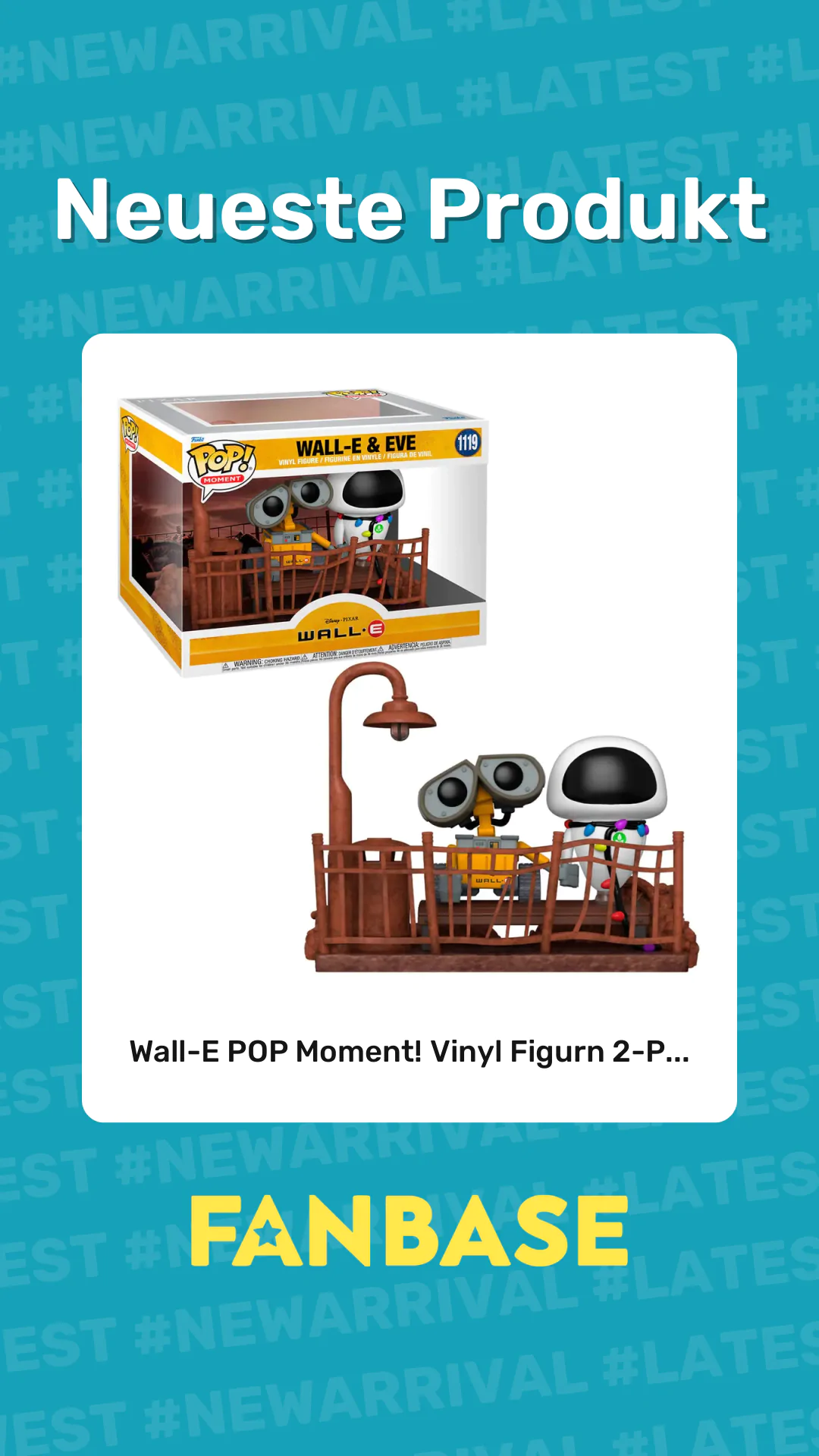 Neueste Produkt: Wall-E POP Moment! Vinyl Figurn 2-P...