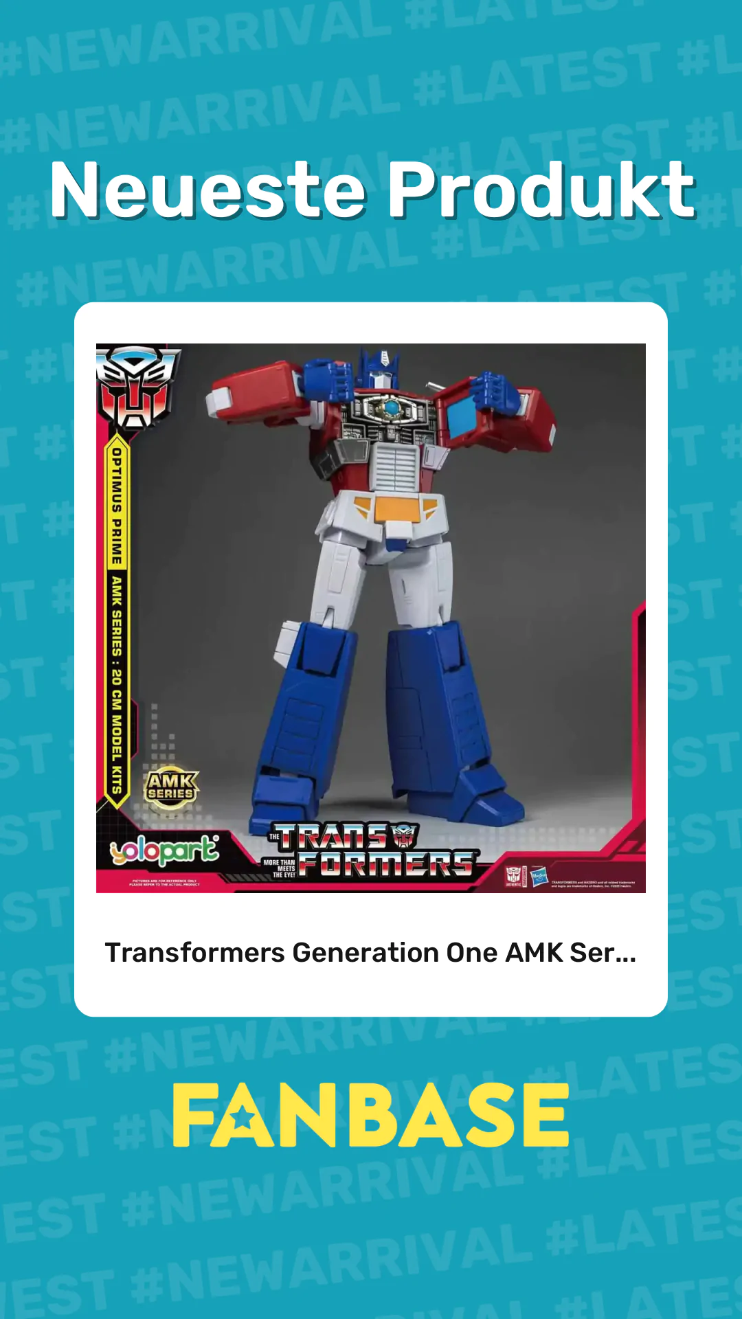 Neueste Produkt: Transformers Generation One AMK Ser...