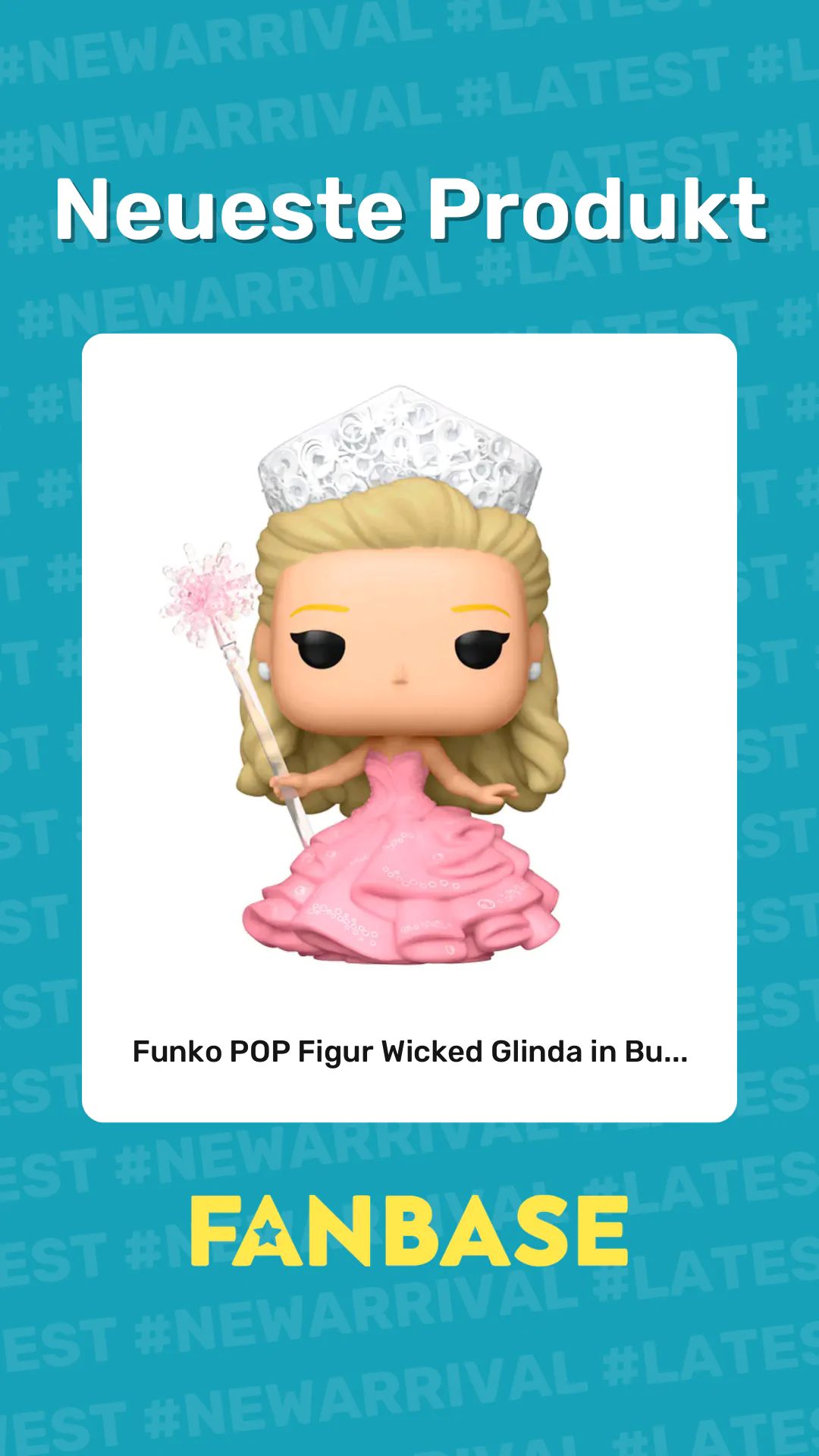 Neueste Produkt: Funko POP Figur Wicked Glinda in Bu...
