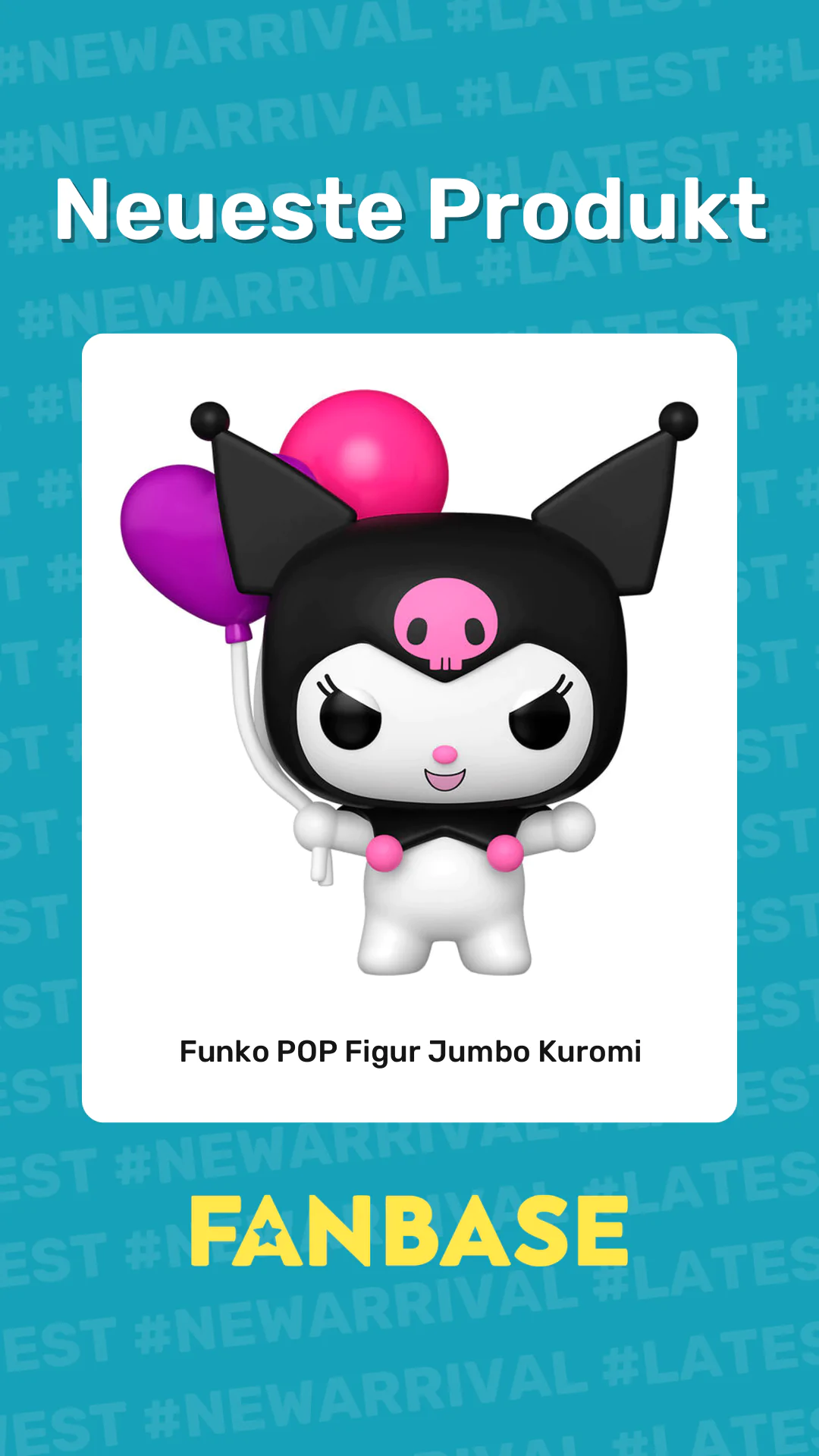Neueste Produkt: Funko POP Figur Jumbo Kuromi