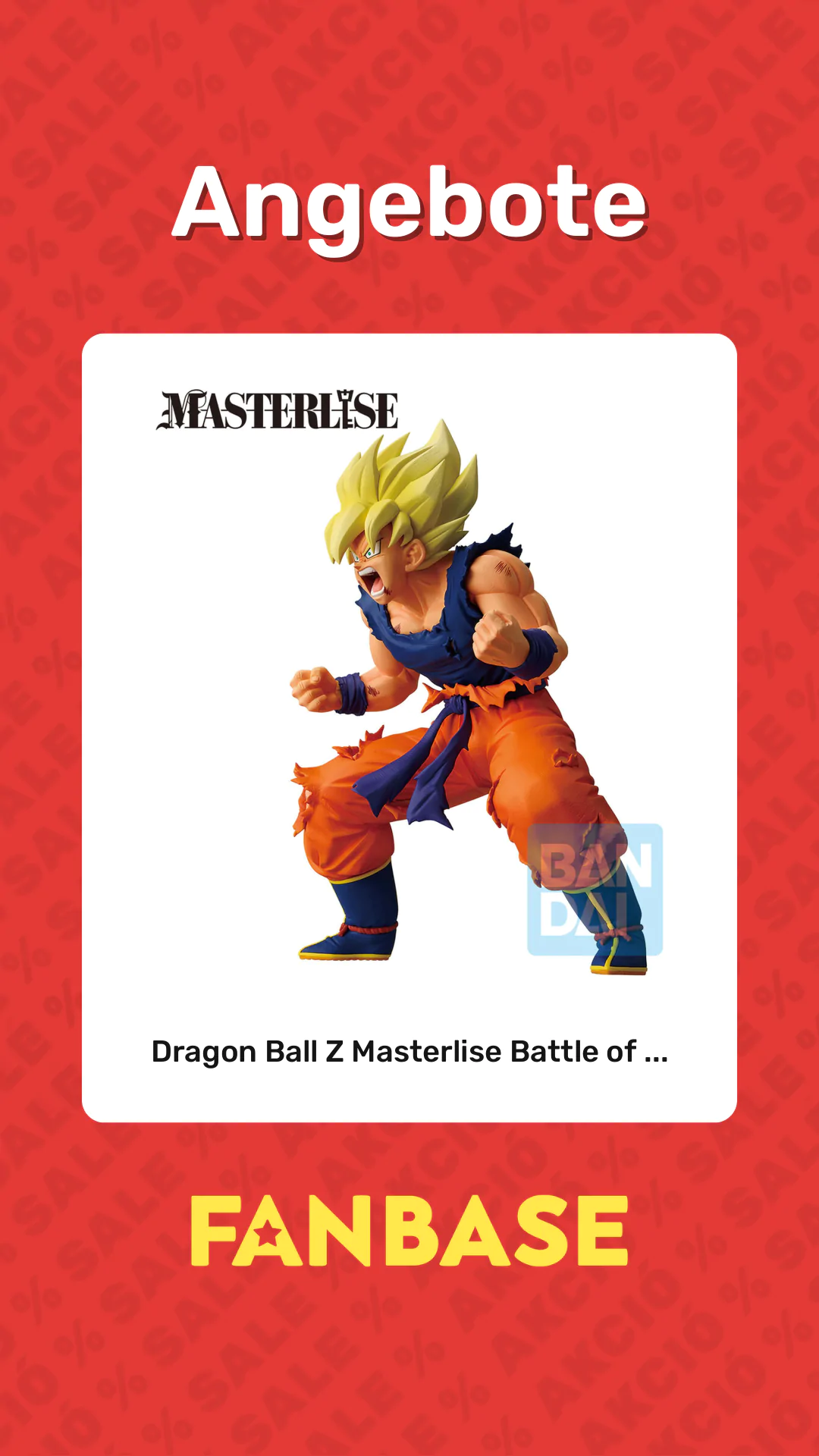 Angebote: Dragon Ball Z Masterlise Battle of ...