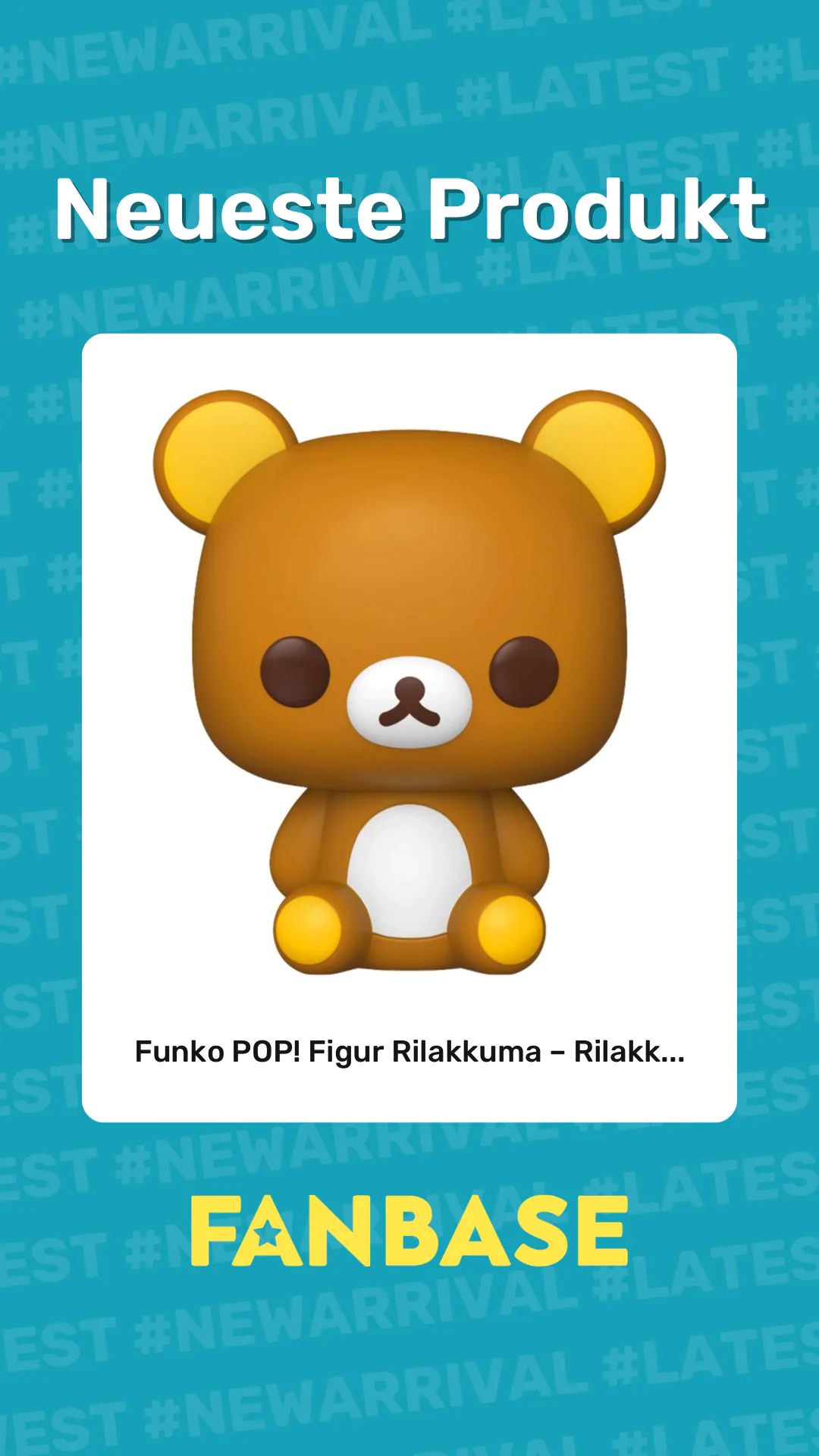 Neueste Produkt: Funko POP! Figur Rilakkuma – Rilakk...