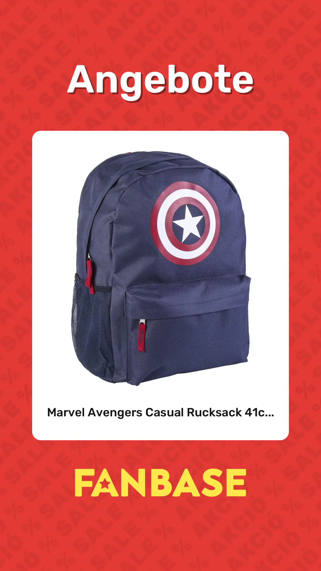 Angebote: Marvel Avengers Casual Rucksack 41c...