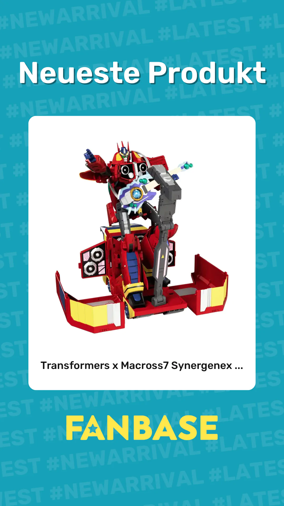 Neueste Produkt: Transformers x Macross7 Synergenex ...