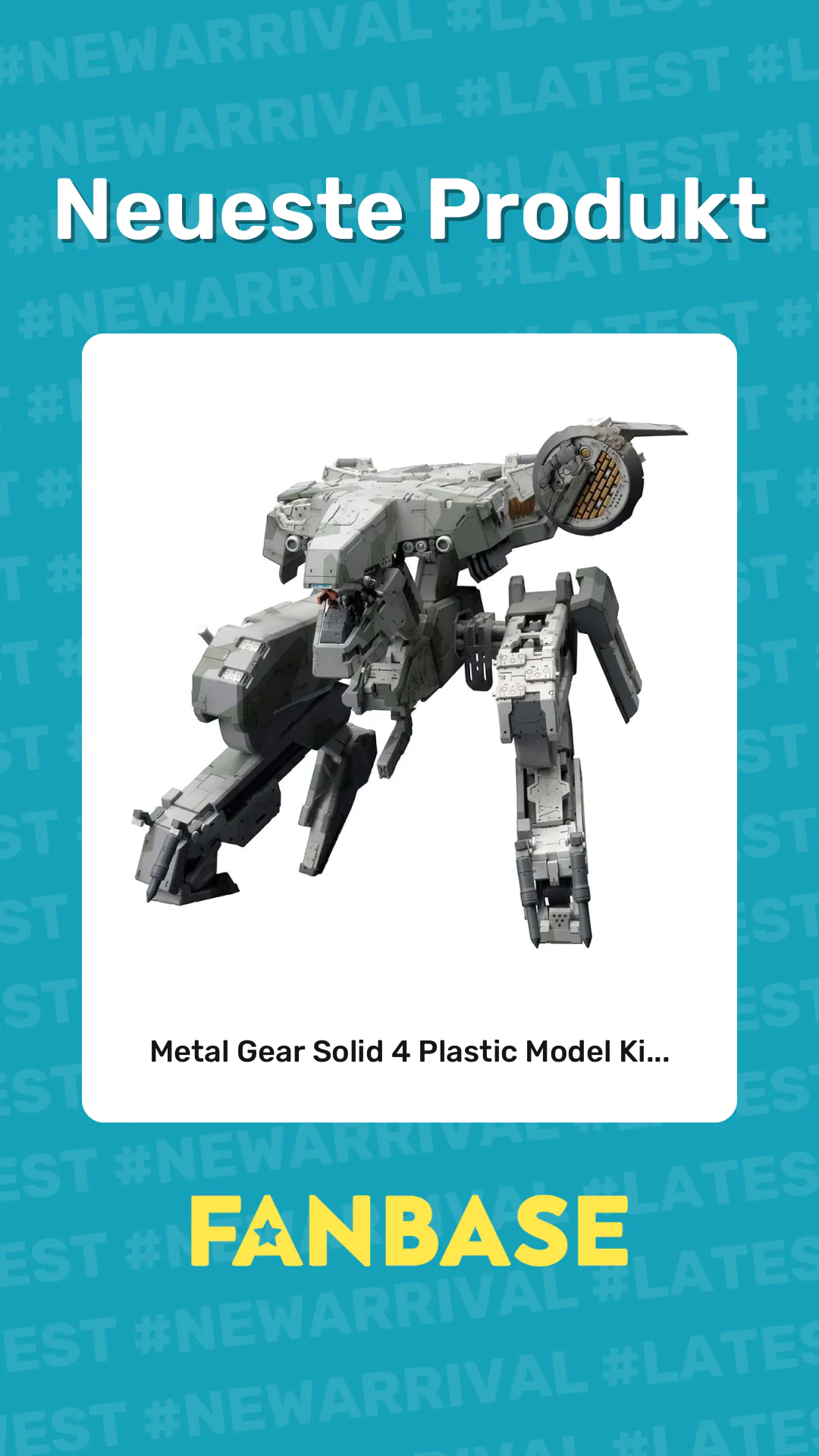 Neueste Produkt: Metal Gear Solid 4 Plastic Model Ki...