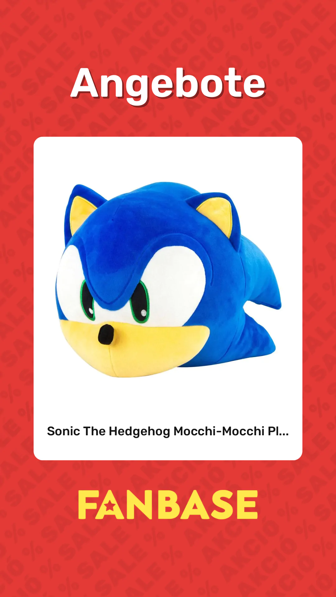 Angebote: Sonic The Hedgehog Mocchi-Mocchi Pl...