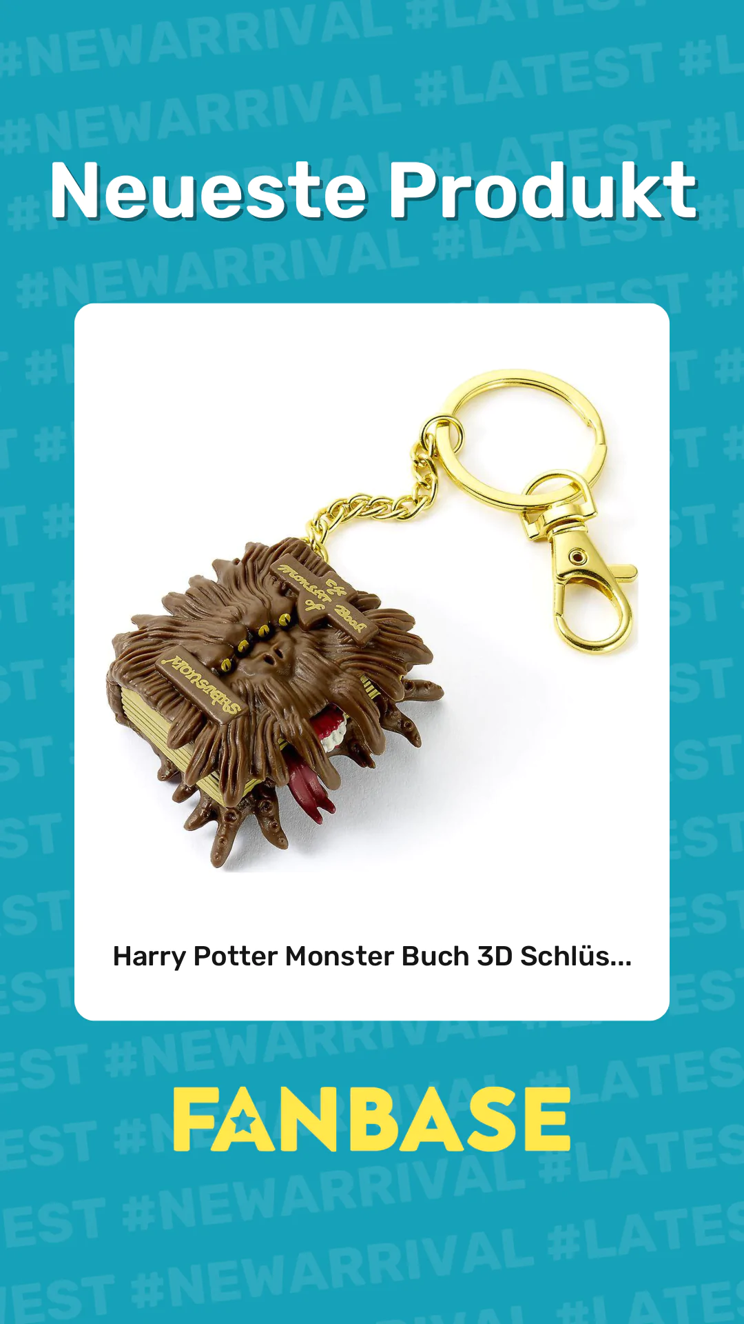 Neueste Produkt: Harry Potter Monster Buch 3D Schlüs...