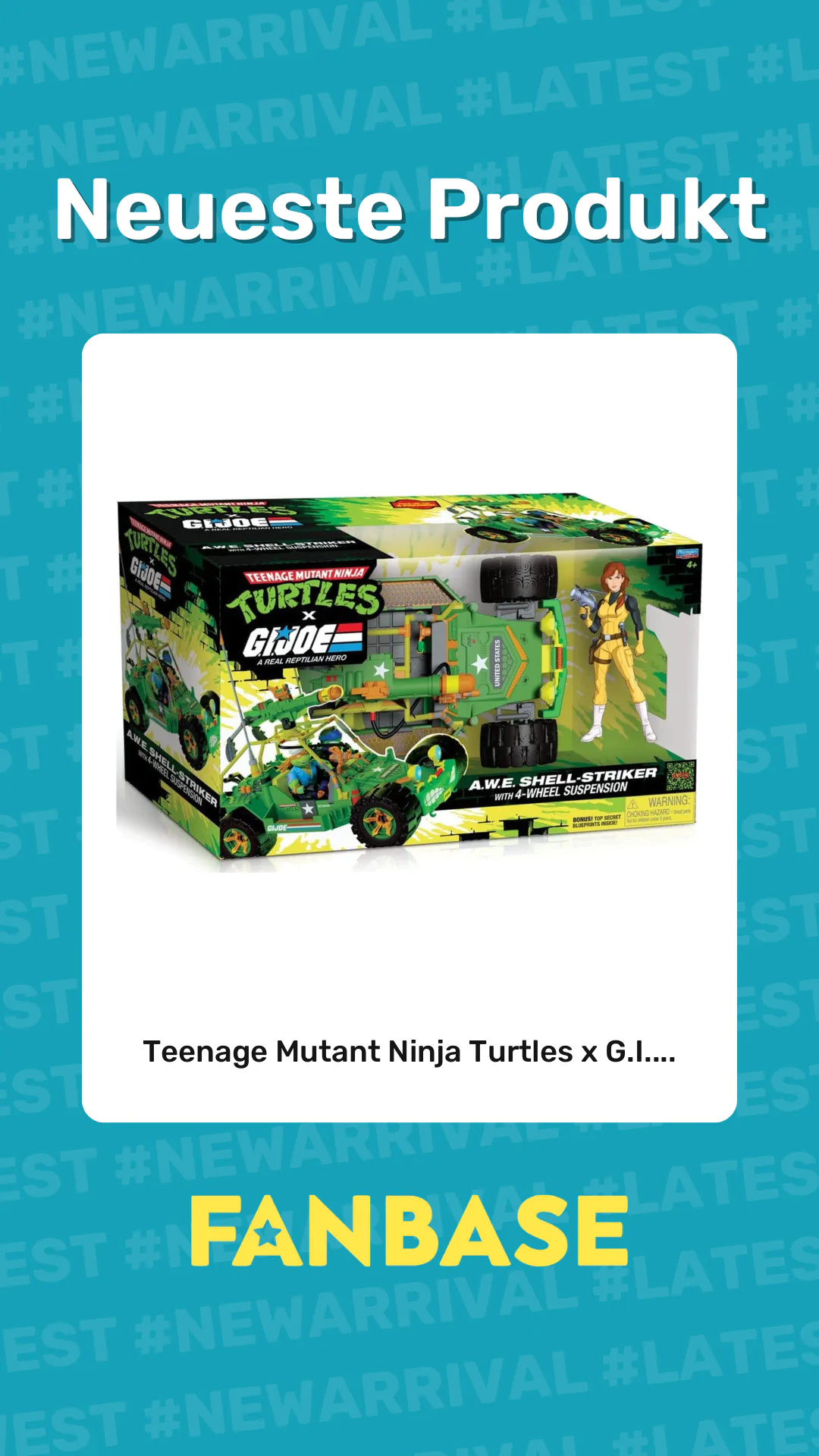 Neueste Produkt: Teenage Mutant Ninja Turtles x G.I....