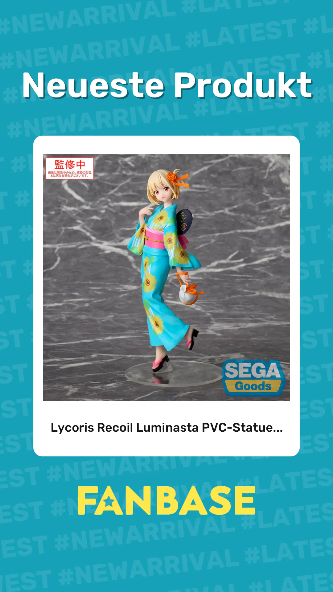 Neueste Produkt: Lycoris Recoil Luminasta PVC-Statue...