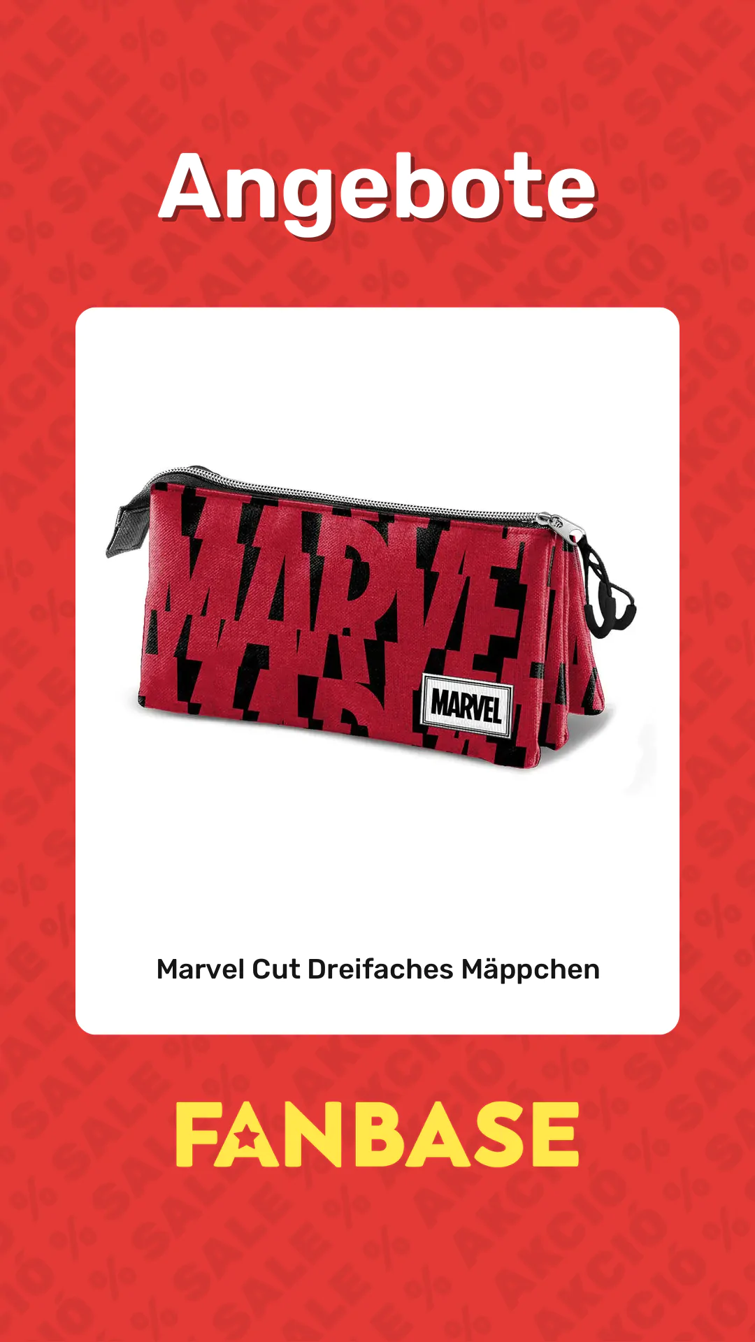 Angebote: Marvel Cut Dreifaches Mäppchen