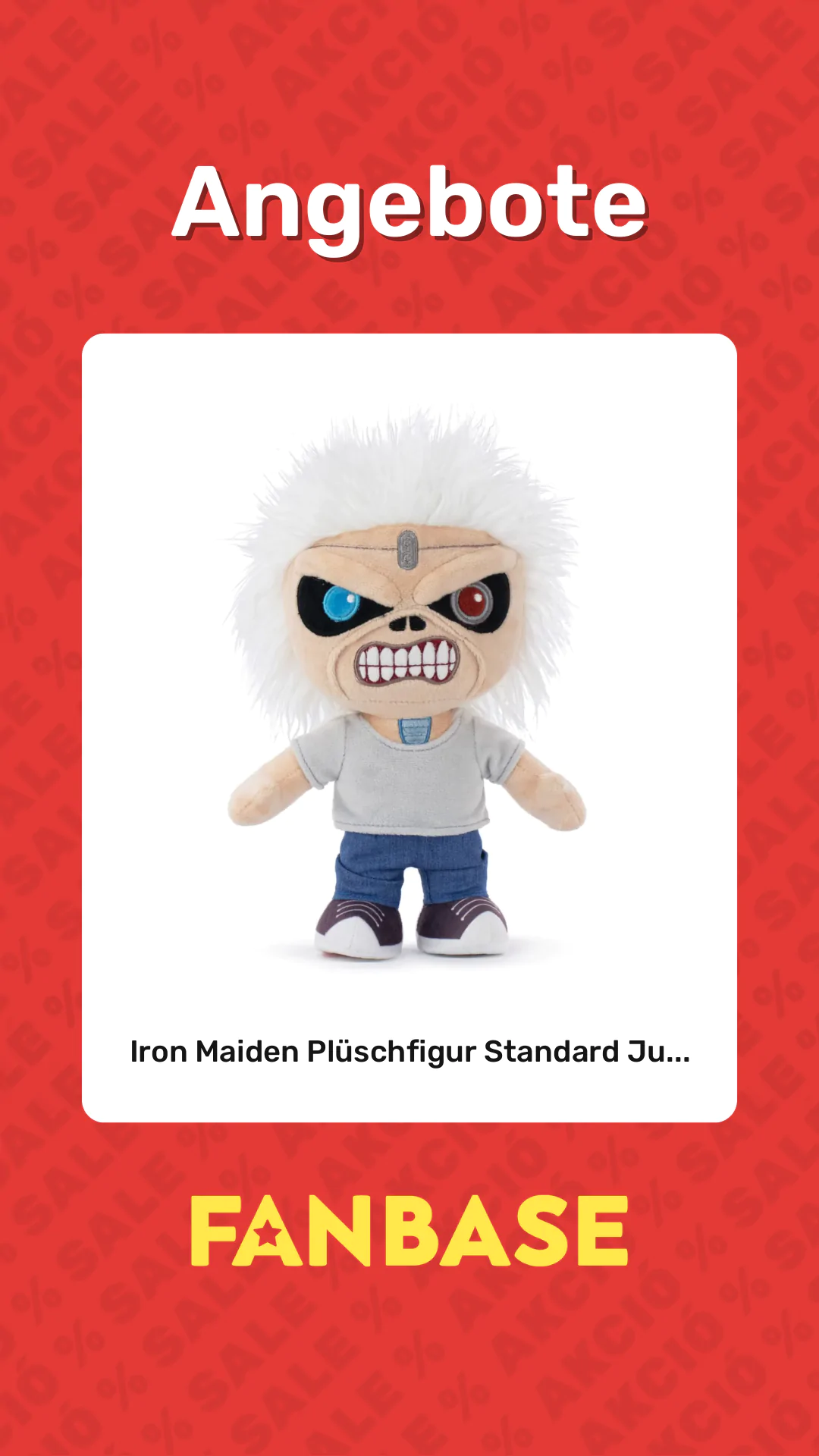 Angebote: Iron Maiden Plüschfigur Standard Ju...