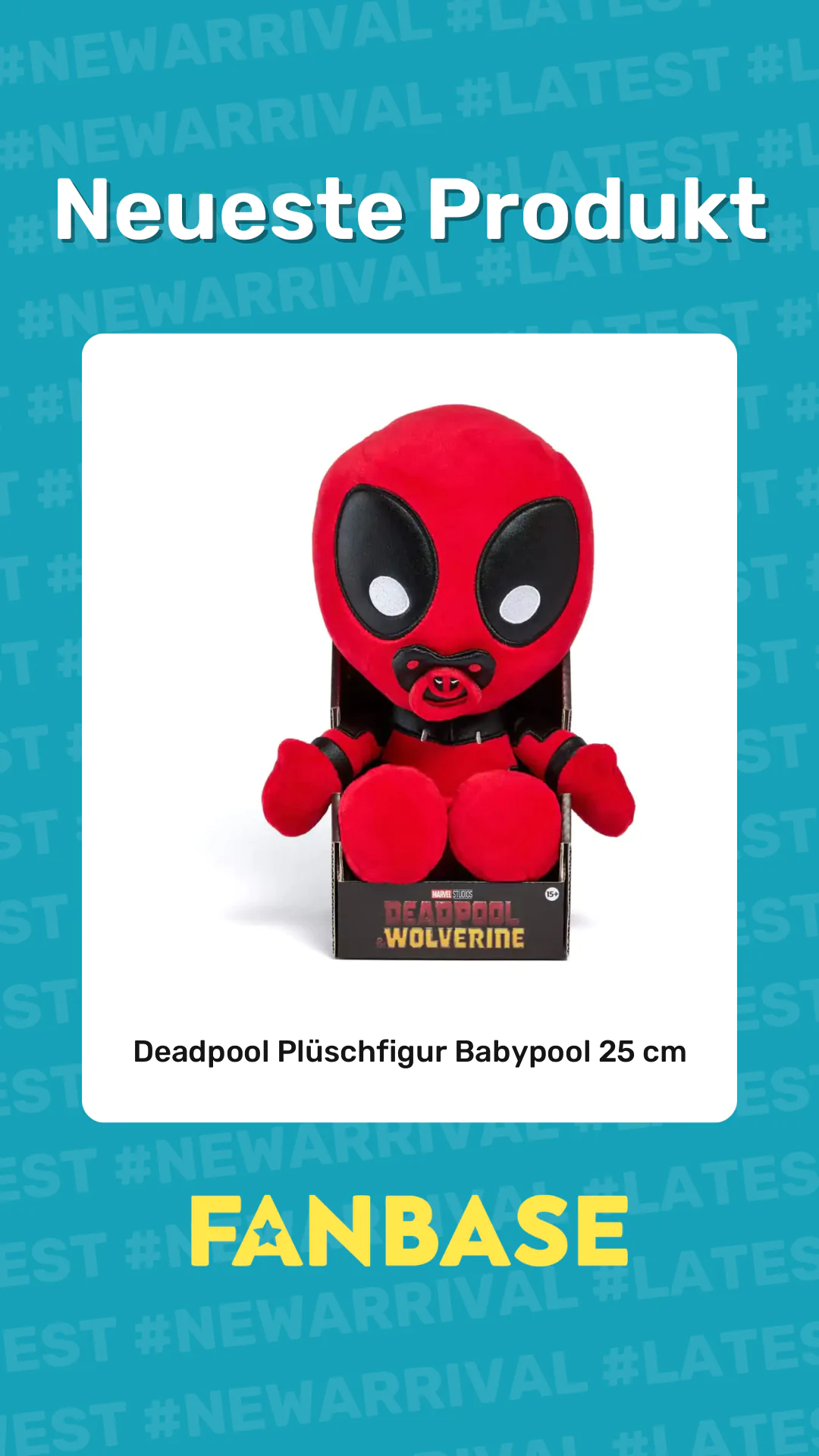 Neueste Produkt: Deadpool Plüschfigur Babypool 25 cm