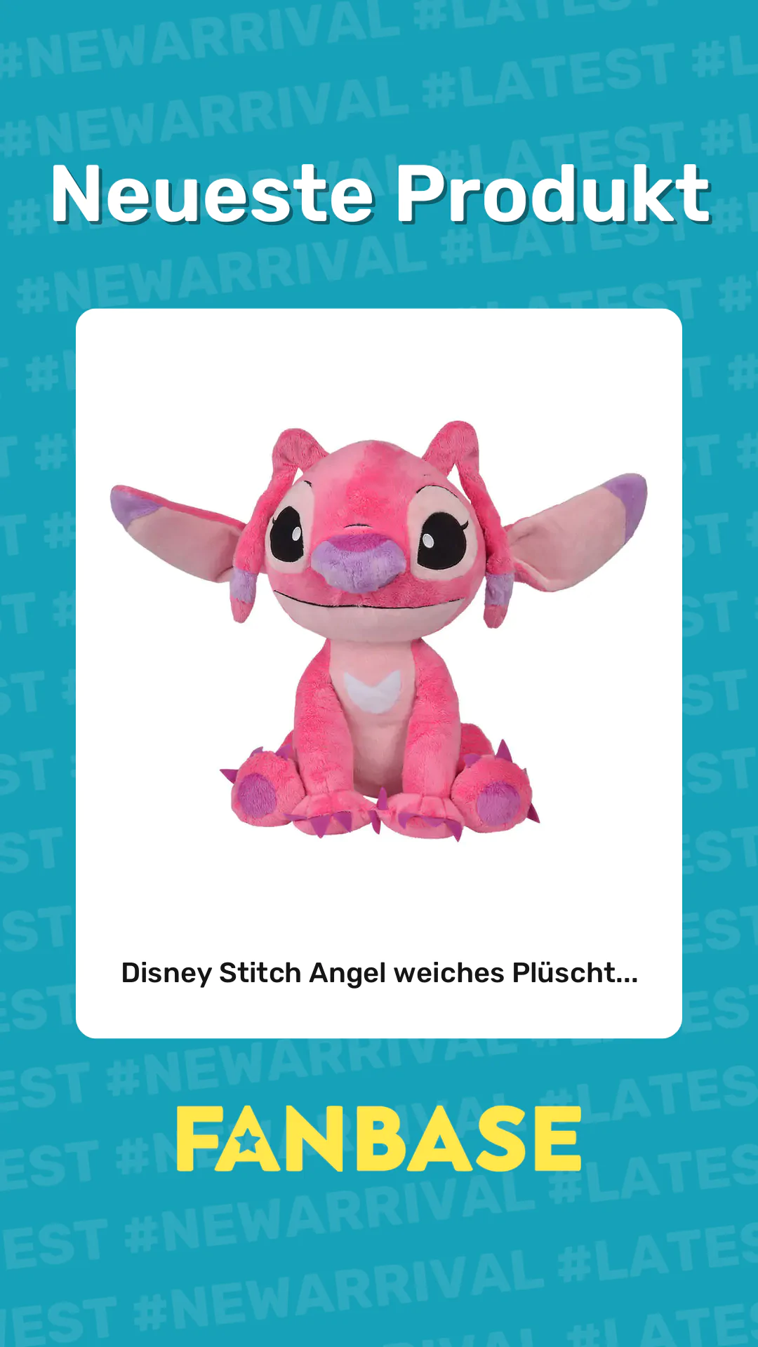 Neueste Produkt: Disney Stitch Angel weiches Plüscht...