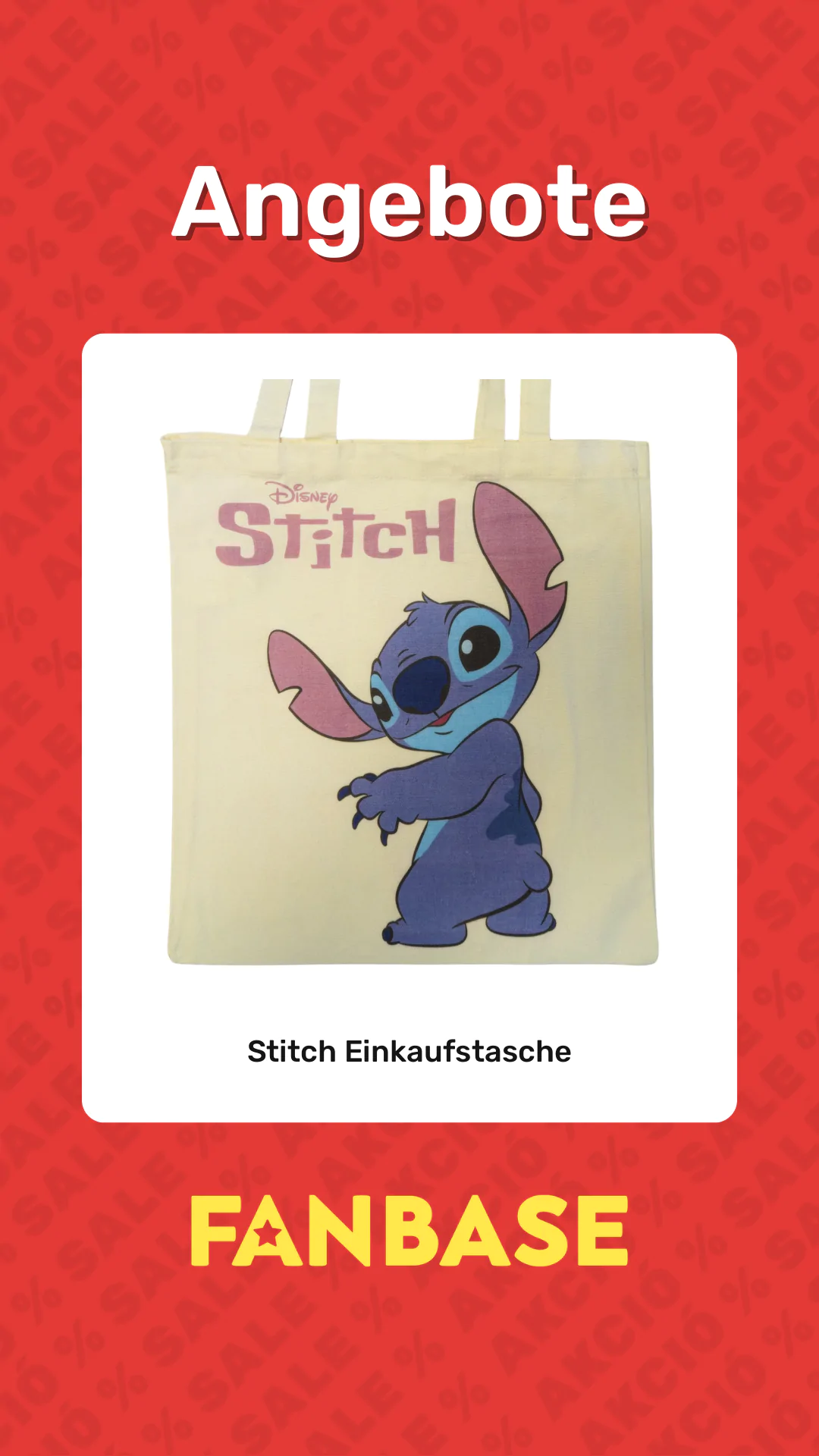 Angebote: Stitch Einkaufstasche