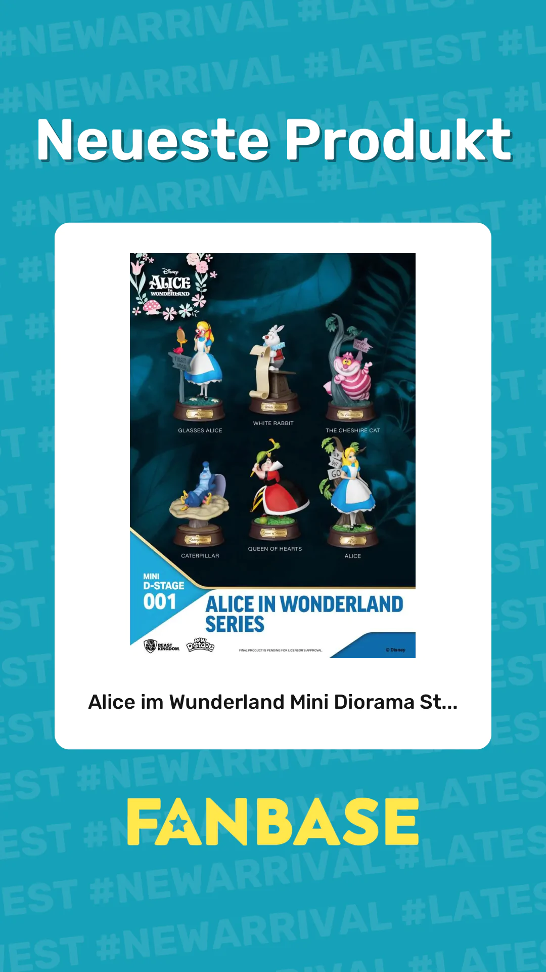 Neueste Produkt: Alice im Wunderland Mini Diorama St...