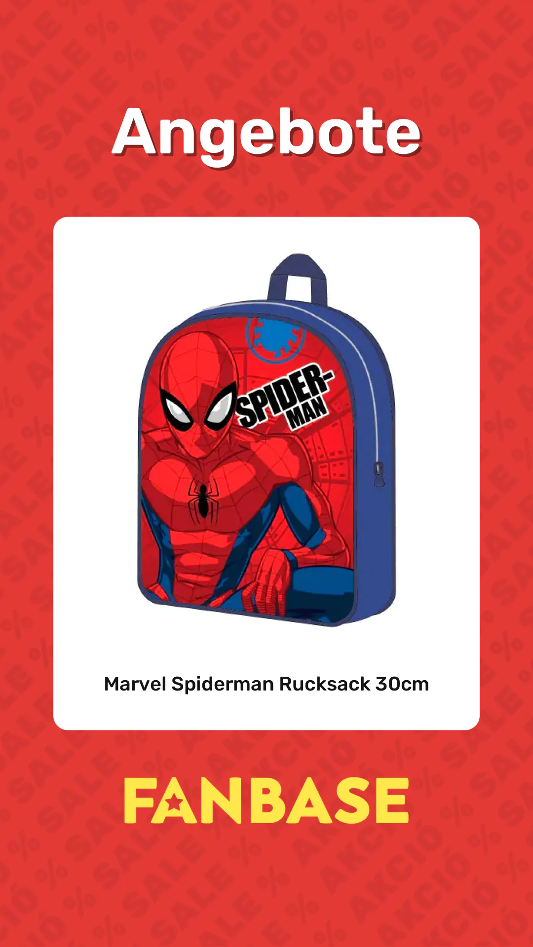 Angebote: Marvel Spiderman Rucksack 30cm