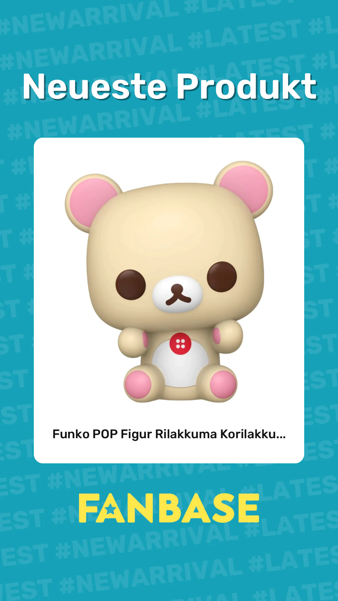 Neueste Produkt: Funko POP Figur Rilakkuma Korilakku...