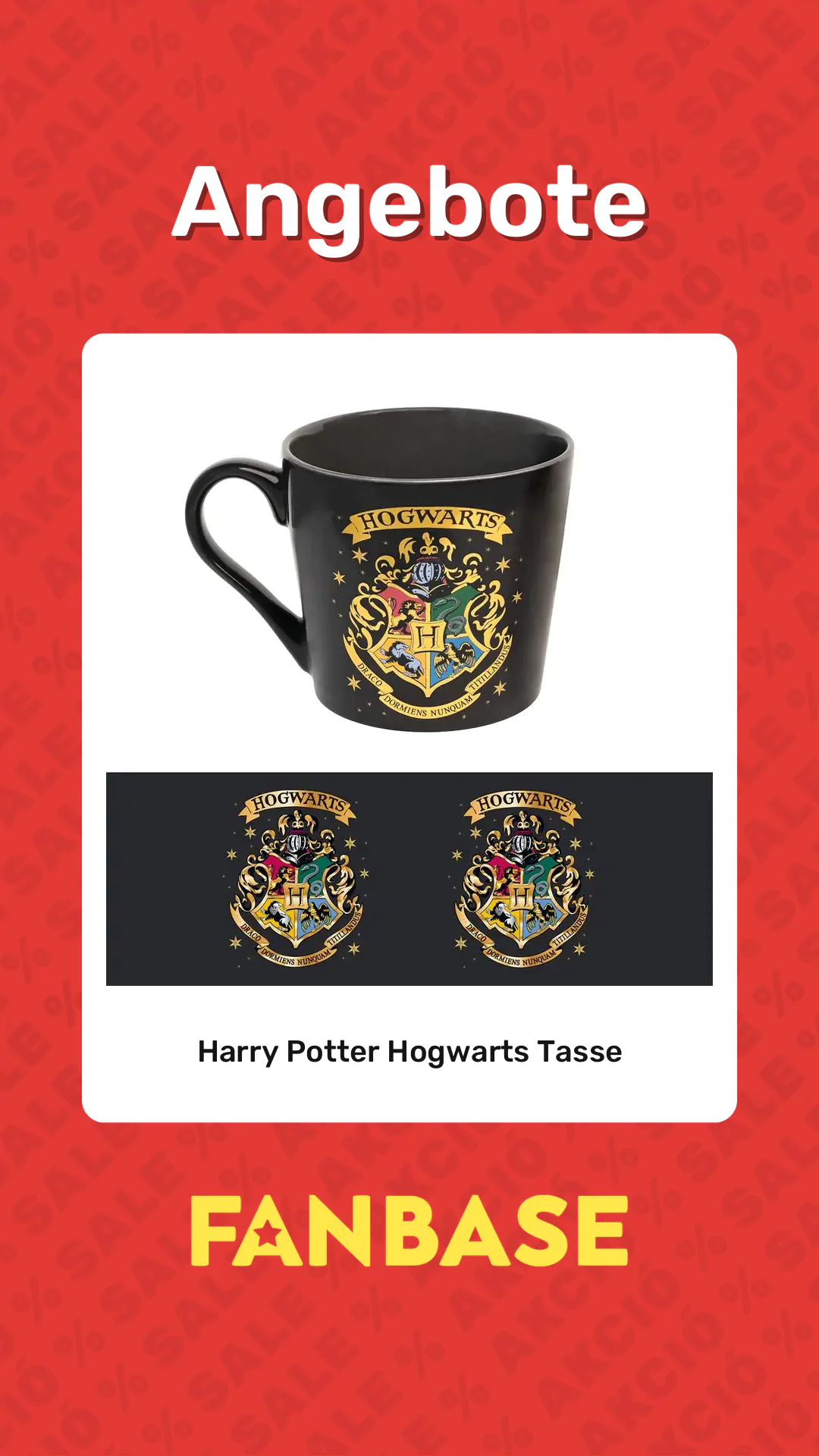 Angebote: Harry Potter Hogwarts Tasse
