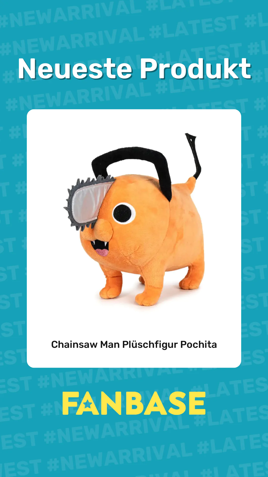 Neueste Produkt: Chainsaw Man Plüschfigur Pochita