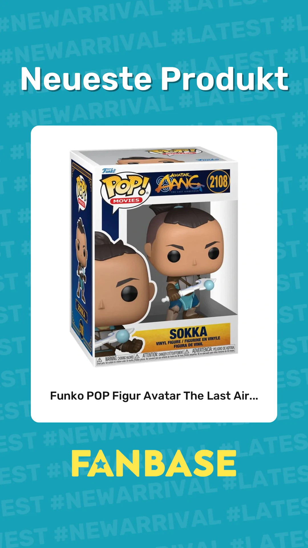 Neueste Produkt: Funko POP Figur Avatar The Last Air...