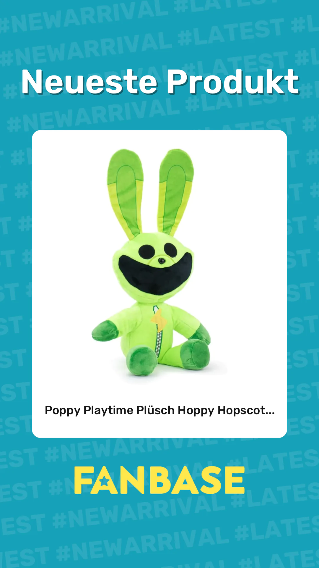 Neueste Produkt: Poppy Playtime Plüsch Hoppy Hopscot...