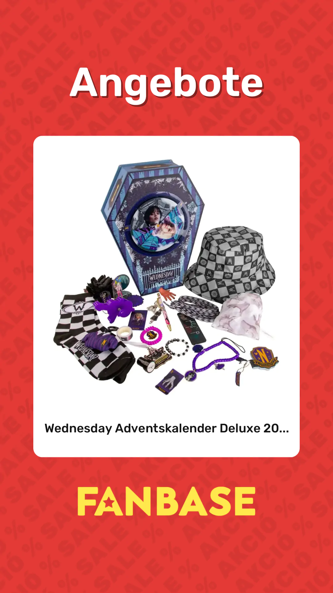 Angebote: Wednesday Adventskalender Deluxe 20...