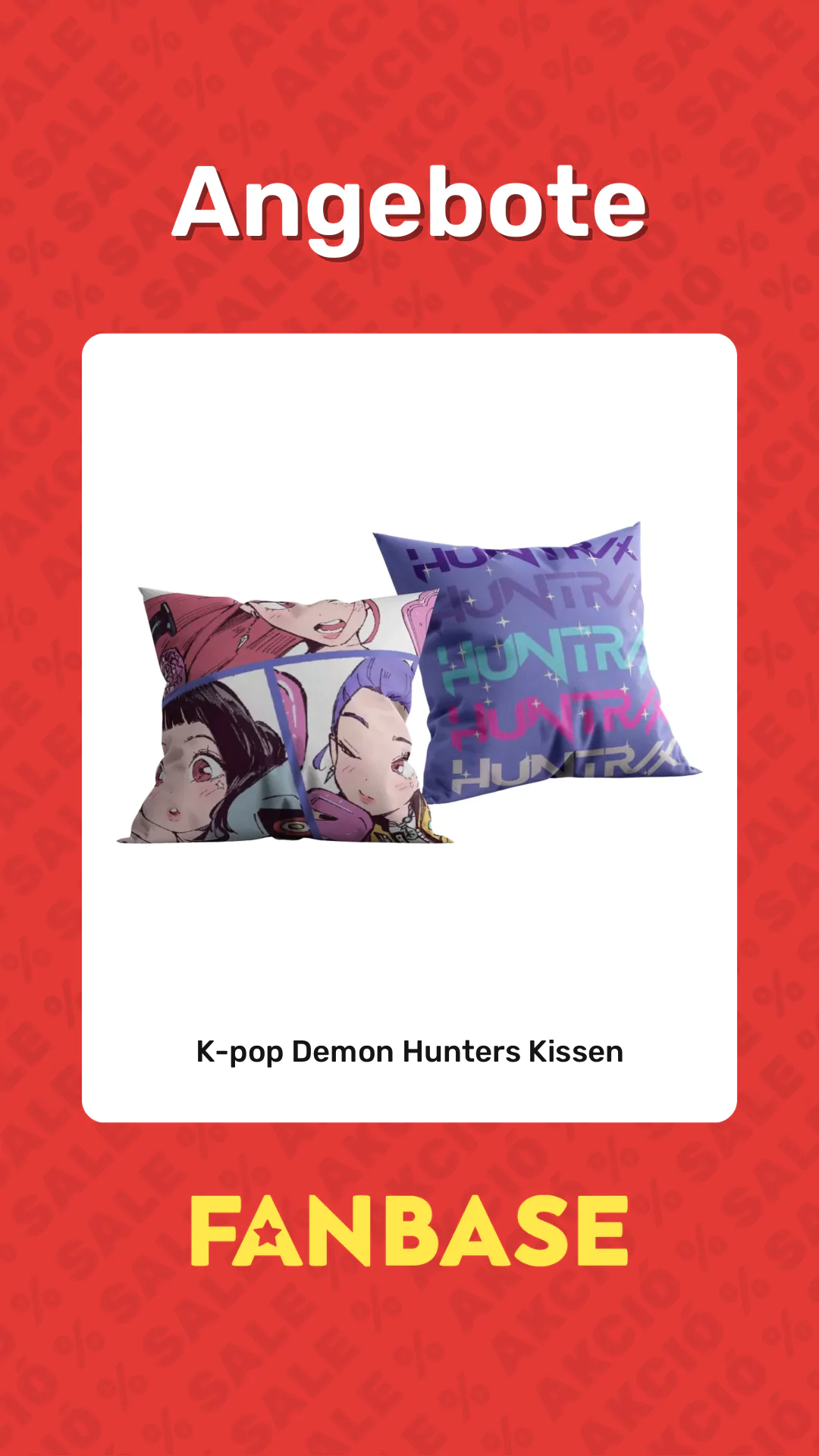 Angebote: K-pop Demon Hunters Kissen