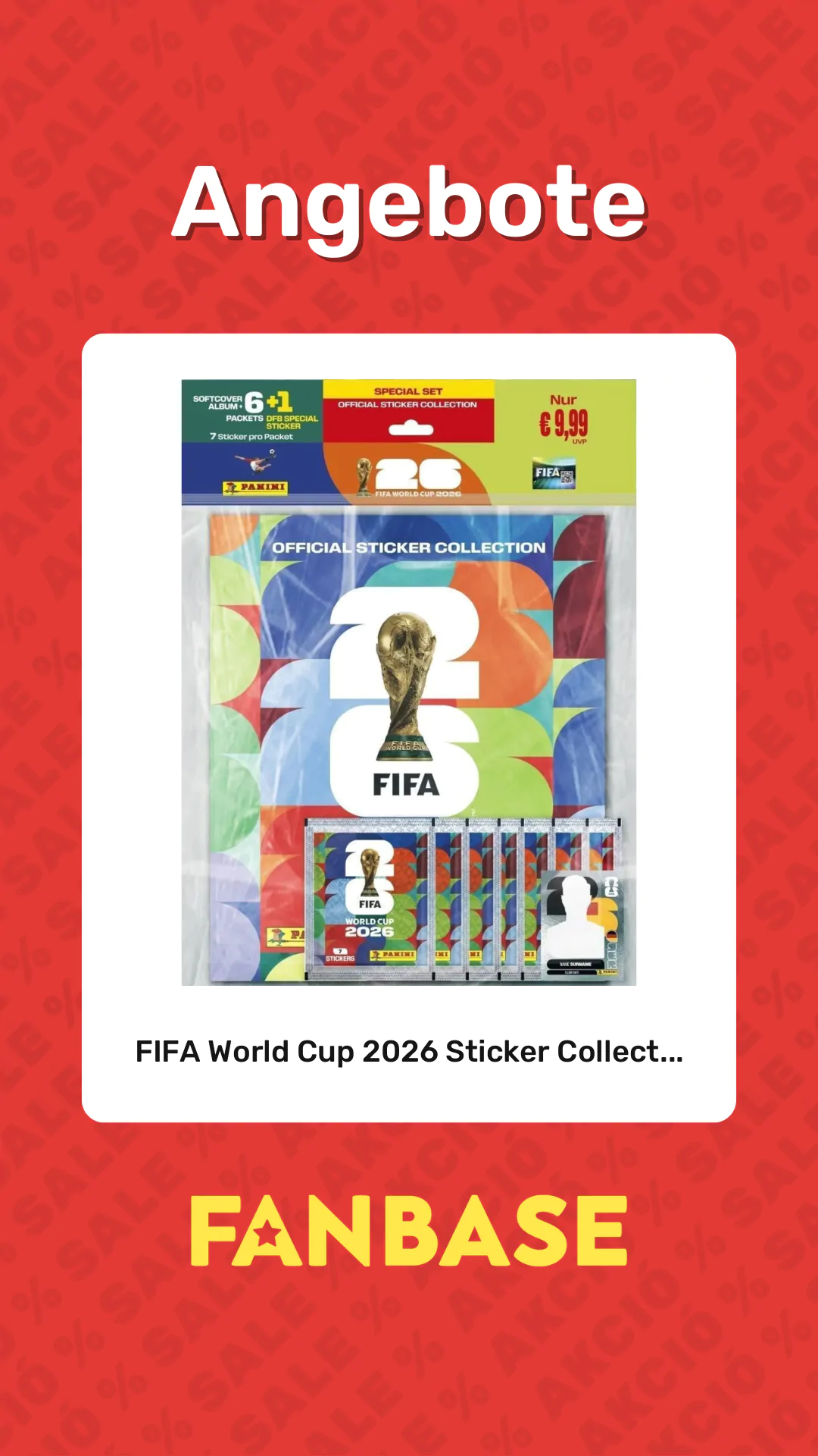 Angebote: FIFA World Cup 2026 Sticker Collect...