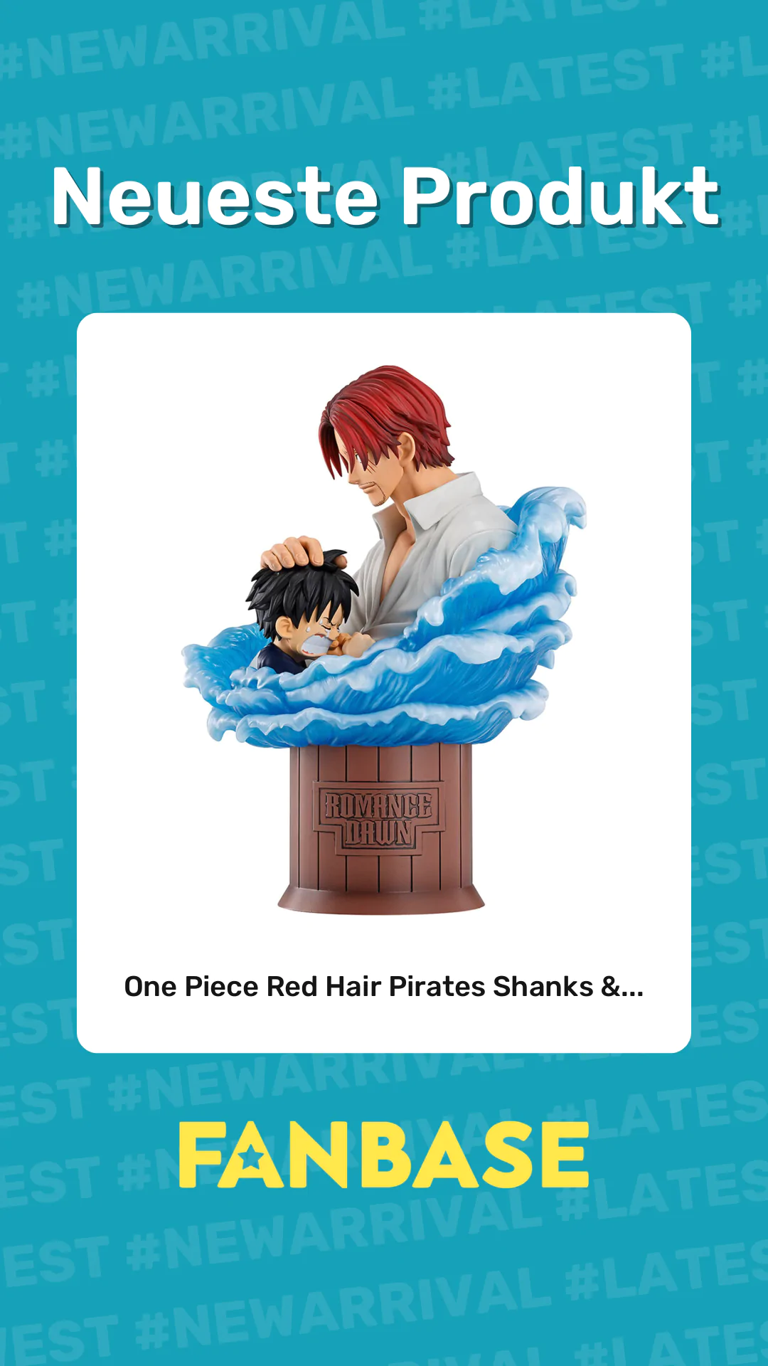 Neueste Produkt: One Piece Red Hair Pirates Shanks &...