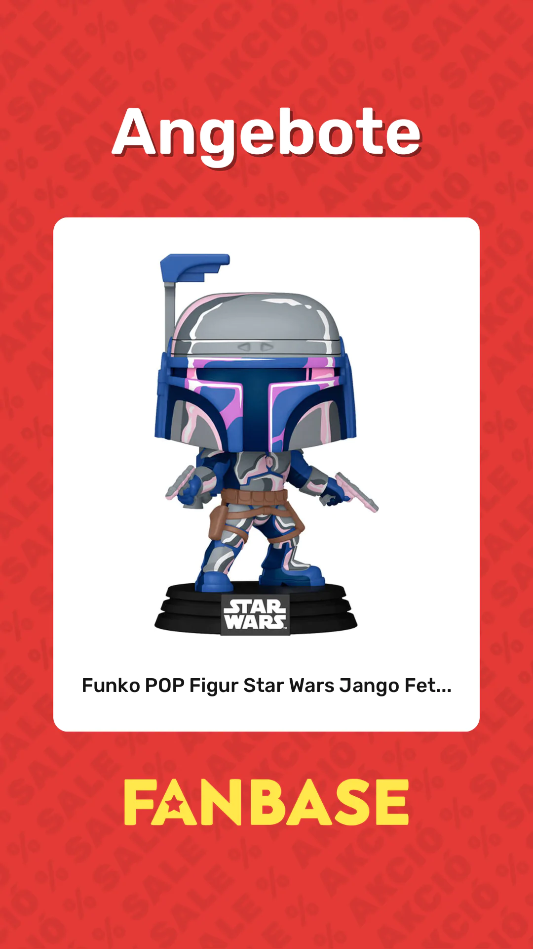 Angebote: Funko POP Figur Star Wars Jango Fet...