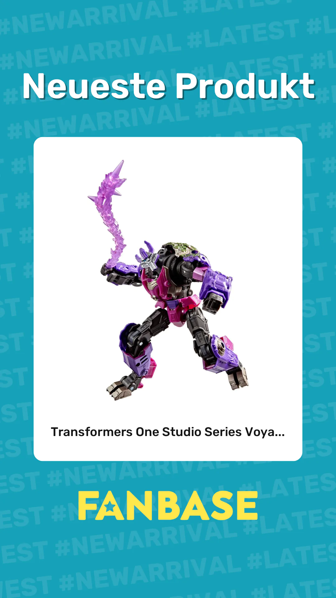 Neueste Produkt: Transformers One Studio Series Voya...