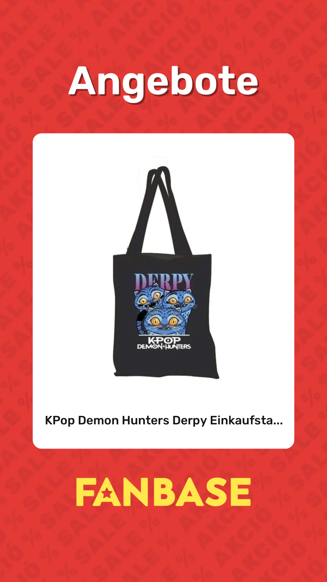 Angebote: KPop Demon Hunters Derpy Einkaufsta...