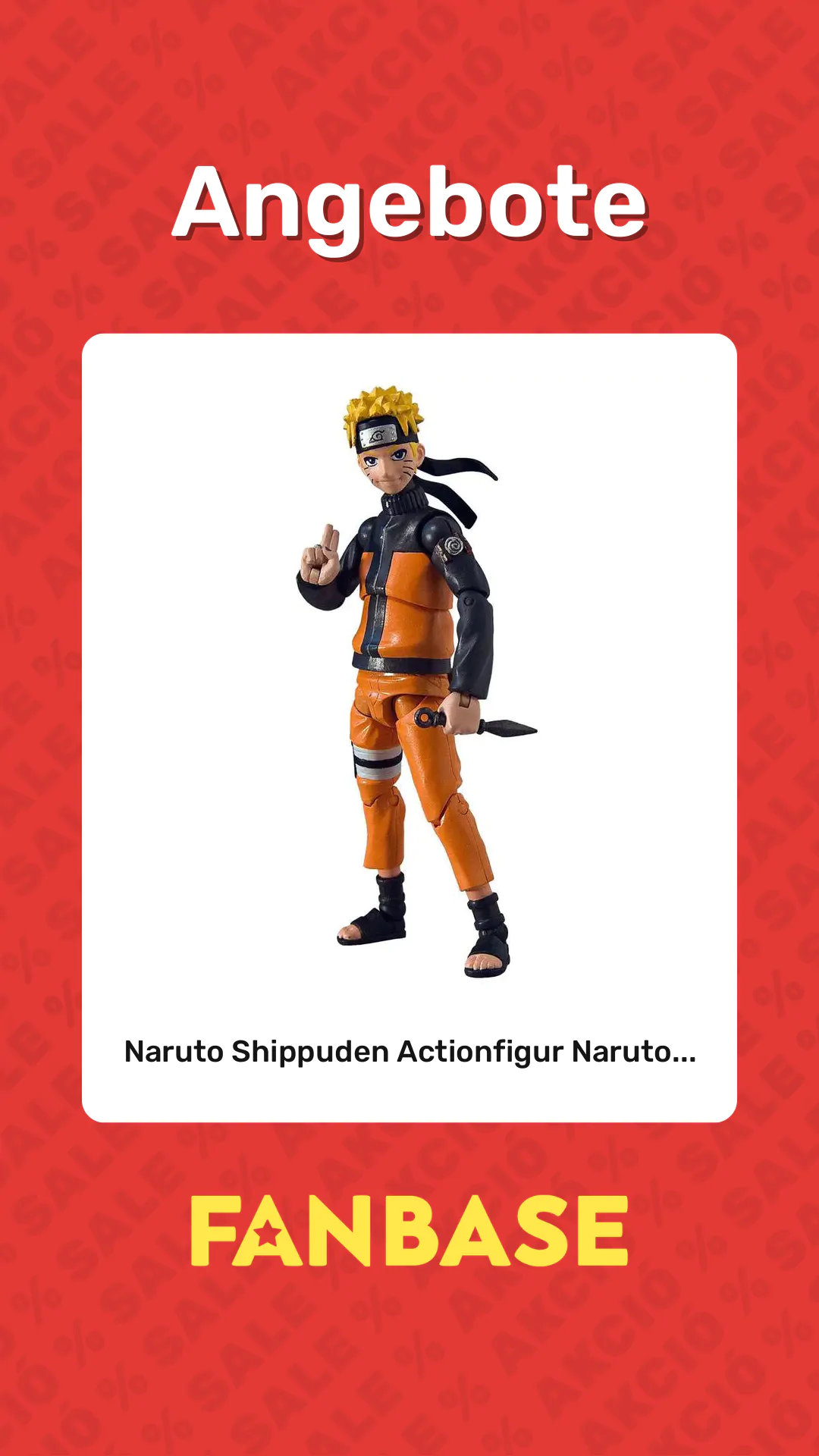 Angebote: Naruto Shippuden Actionfigur Naruto...