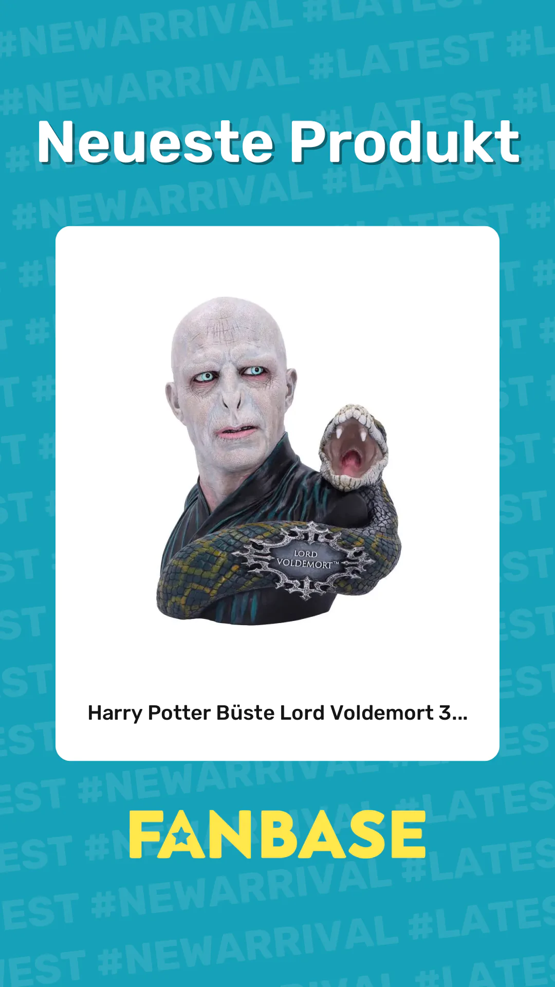 Neueste Produkt: Harry Potter Büste Lord Voldemort 3...
